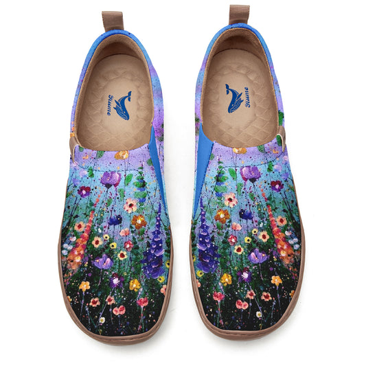 Purple Blossom Women's Shoes