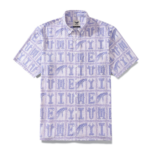 Men's 1970s Vintage Hawaiian Shirt Yiume Print