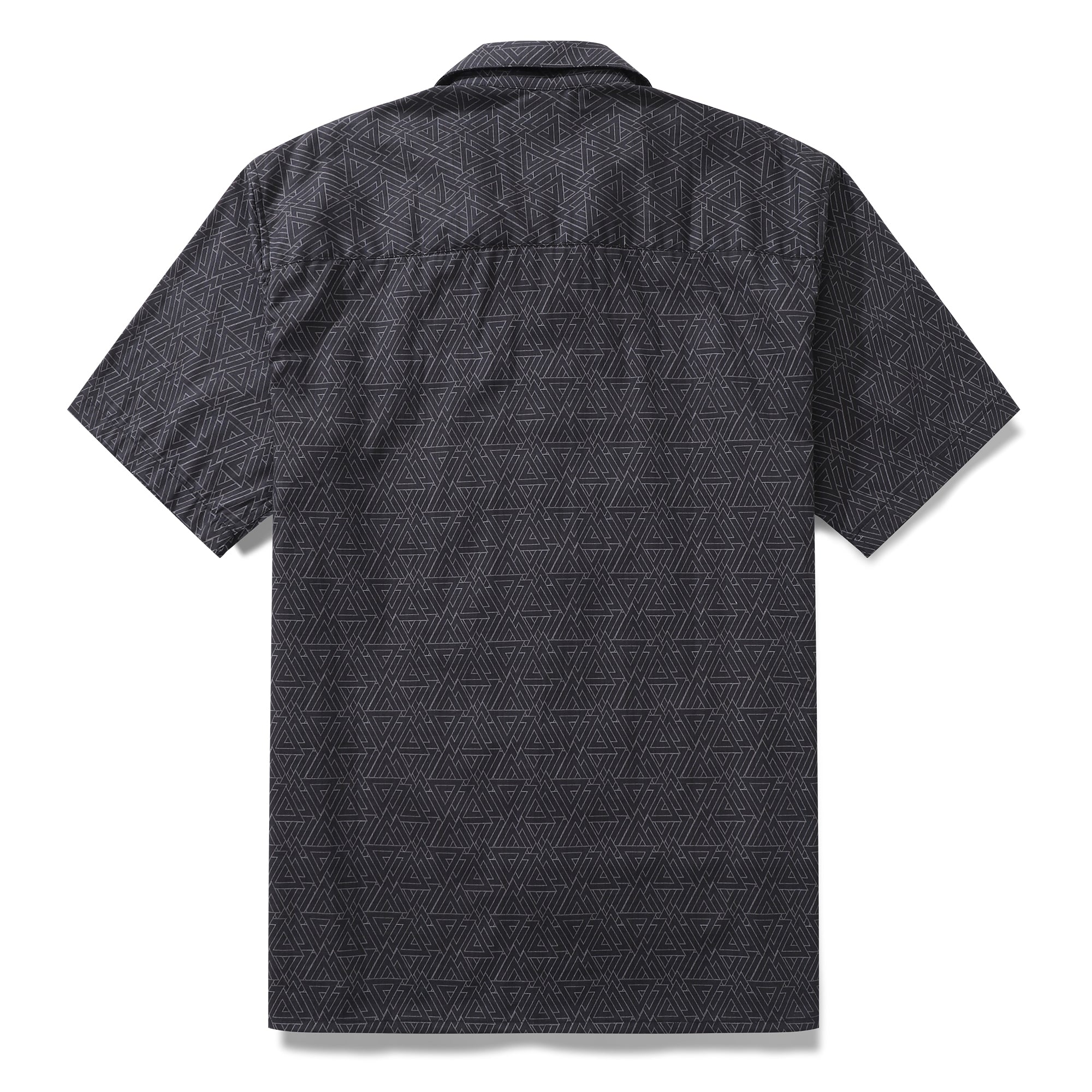 Hawaiian Shirt For Men Fenrir Print Shirt Camp Collar 100% Cotton