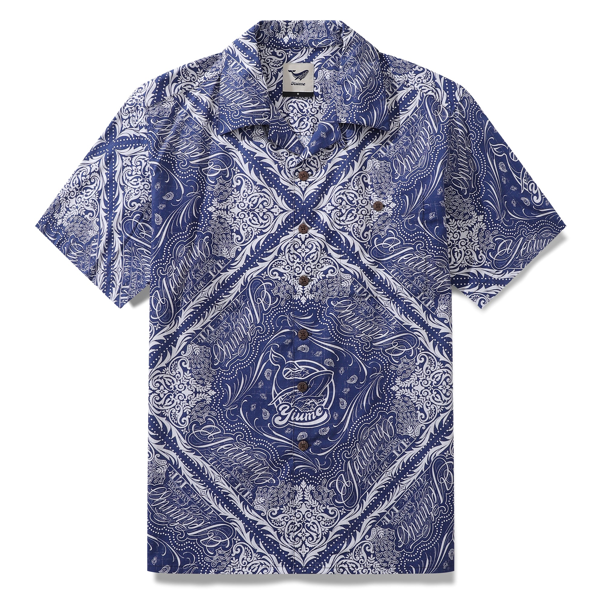 Hawaiian Shirt For Men The Meaning Of Yiume Shirt Camp Collar 100% Cotton
