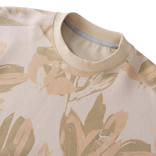 Men's Hawaiian sweatshirt with ribbed neck and Yiume logo