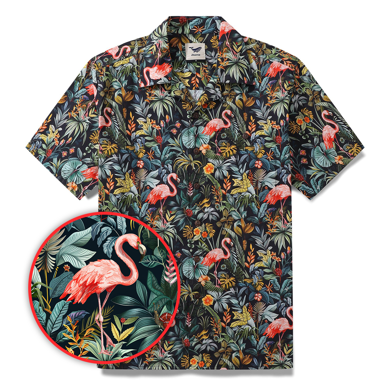 Hawaiian Flamingo Shirt for Men - 100% Cotton – Yiume