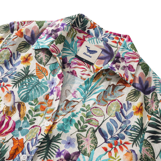 Blue Aloha Hawaiian Women's Cotton Shirt
