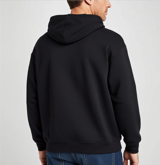 Men's orange Kung Fu Tiger hoodie, luxury print, cotton polyester