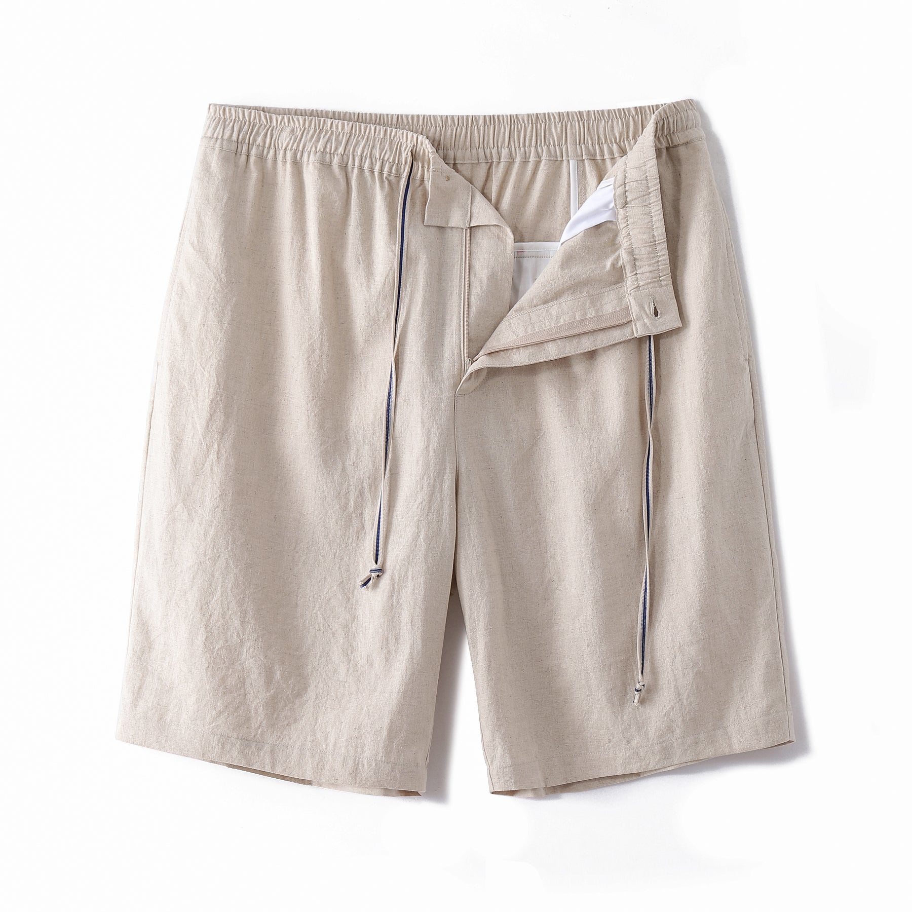 Mid-Rise Straight Bermuda 8-10 Inch Shorts - FLAXEN Version 1.0