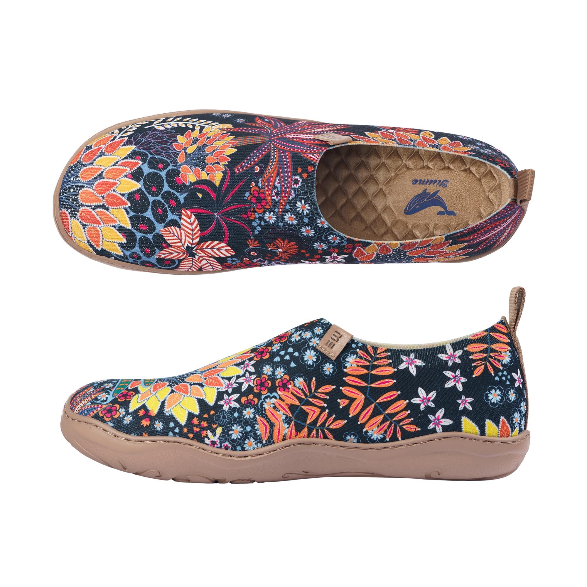 Quirky Plants Women's Slip-On Shoes Painted Canvas Sneakers Hawaiian-inspired Aloha Shirts For Men - Premium Collection