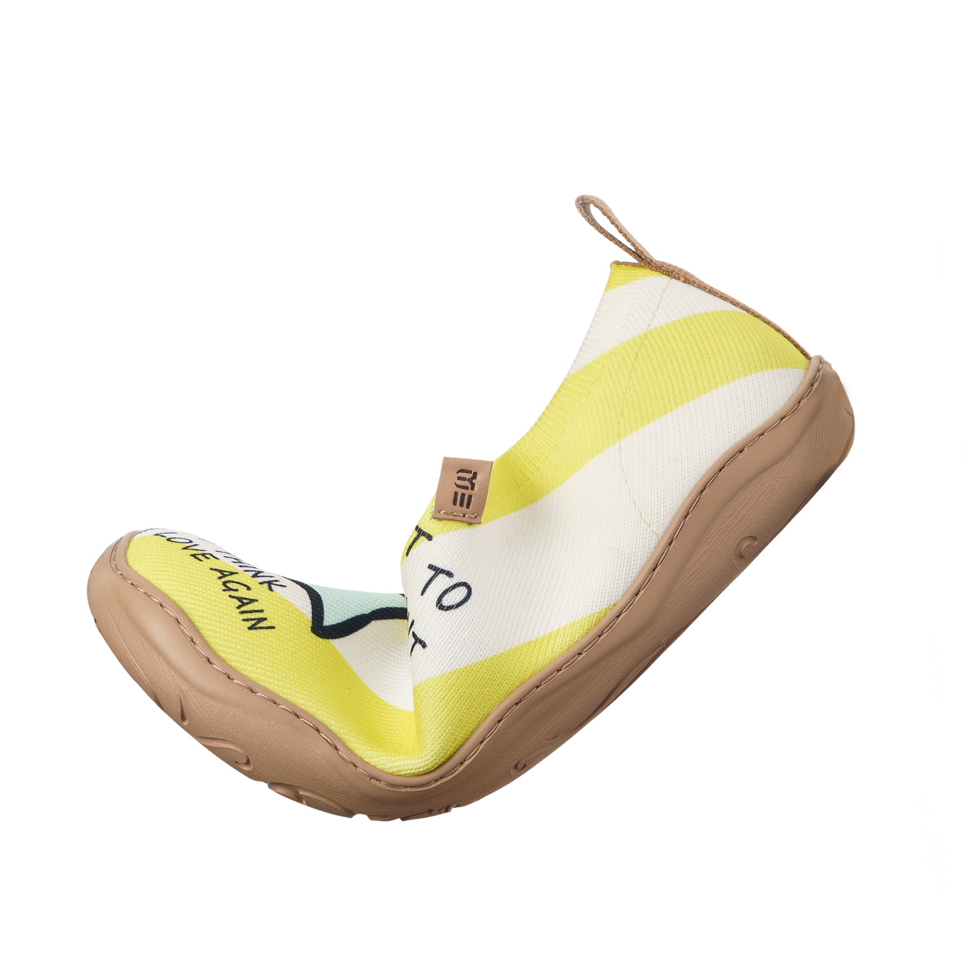 Sleeping Duck Damen Slip-on-Schuhe gestrichene Leinwand-Sneaker