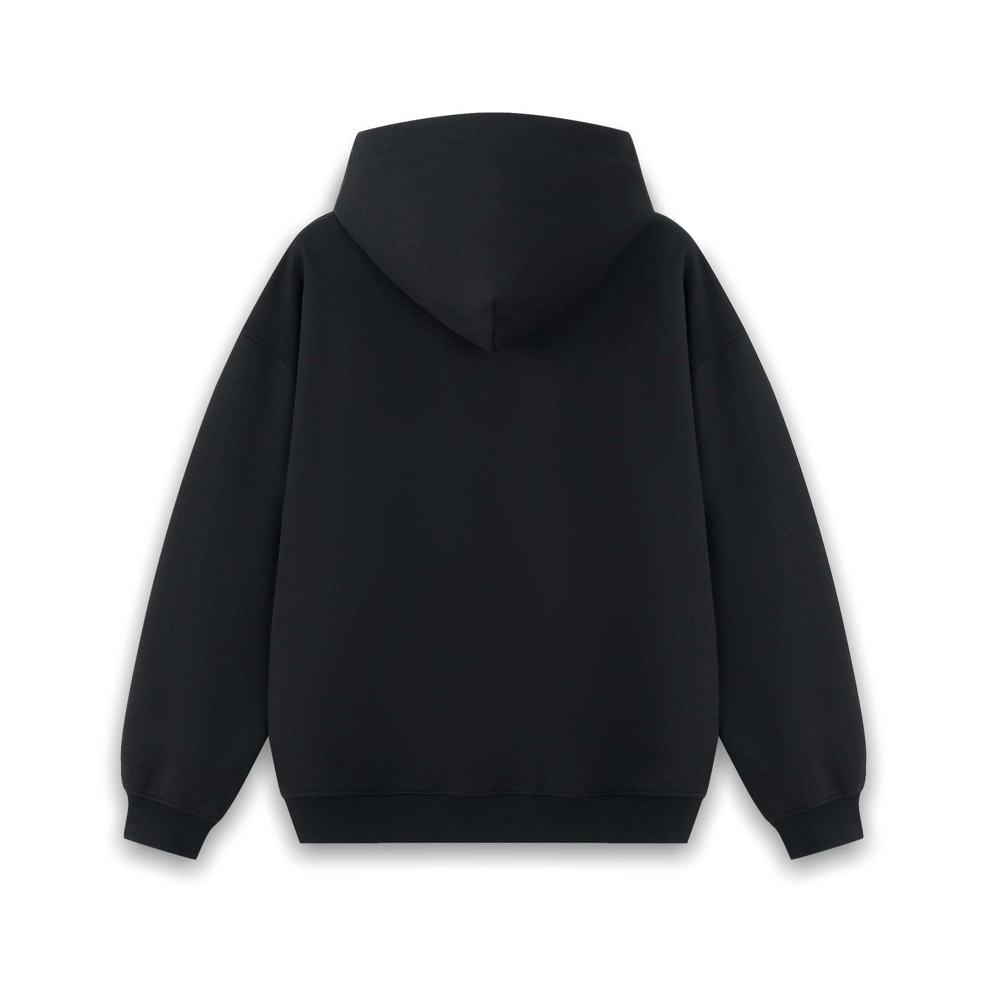 Solid Color Hoodie For Men Classic Basic Hoodie - BLACK – Yiume