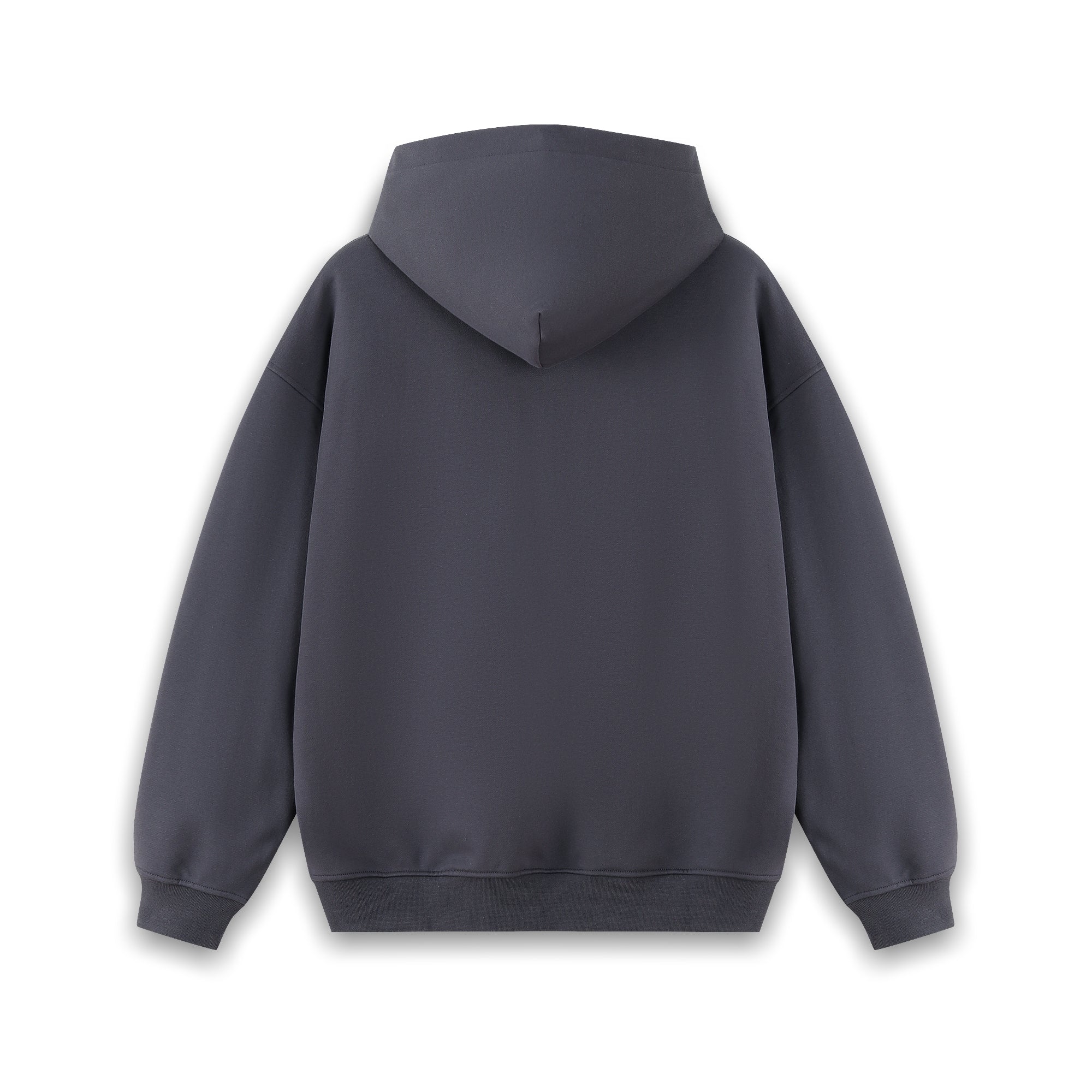 Solid Color Hoodie For Men Classic Basic Hoodie - CHARCOAL GRAY