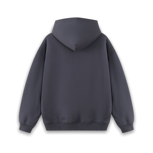 Solid Color Hoodie For Men Classic Basic Hoodie - CHARCOAL GRAY