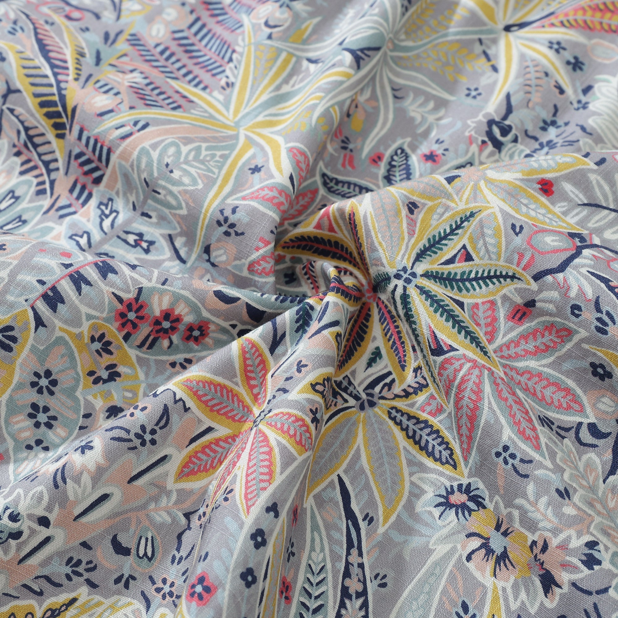 Breathable Hawaiian Shirt for Men Tropical Palm Tree Print 100% Cotton Wrinkle Free Shirt