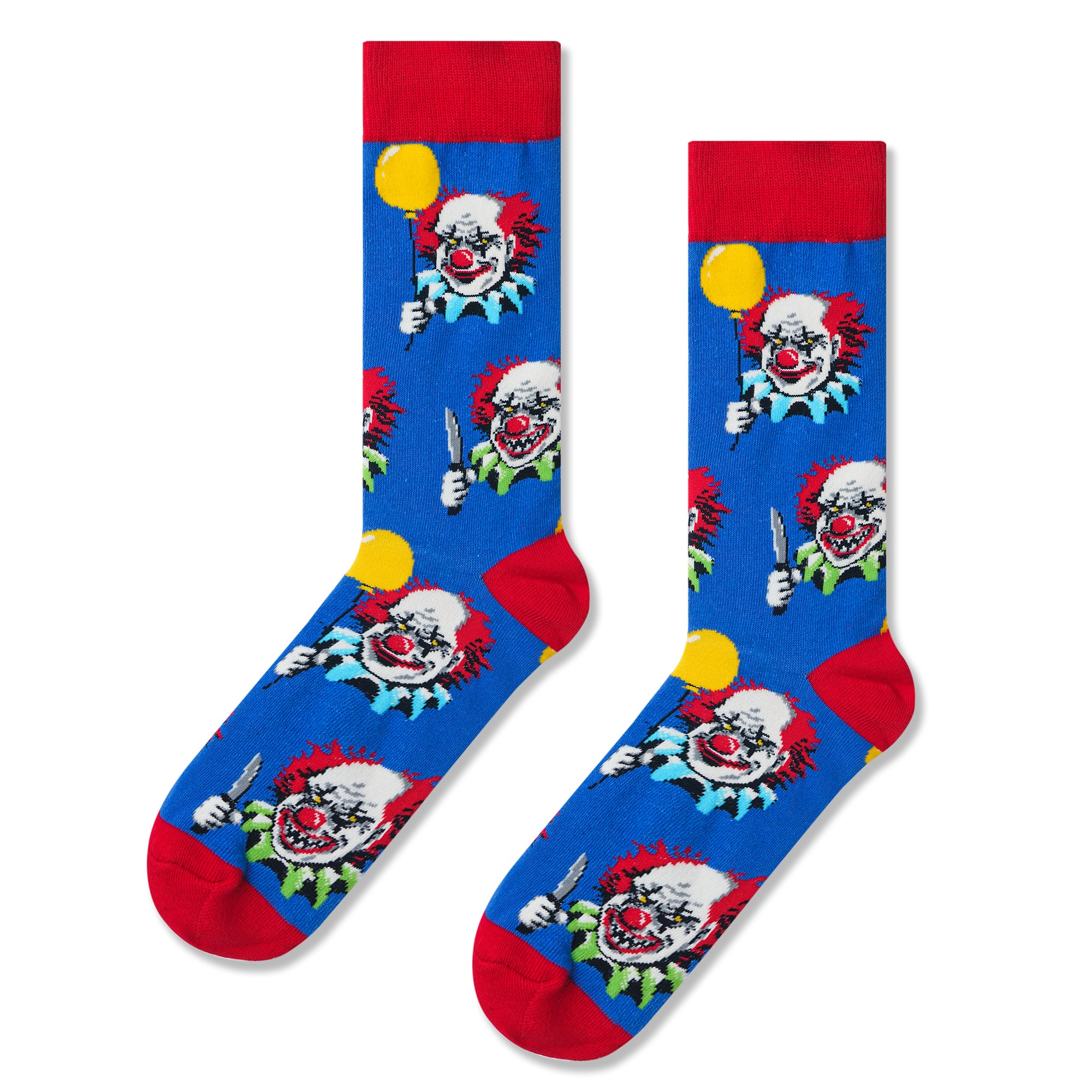 Chaussettes pour hommes à imprimé clown
