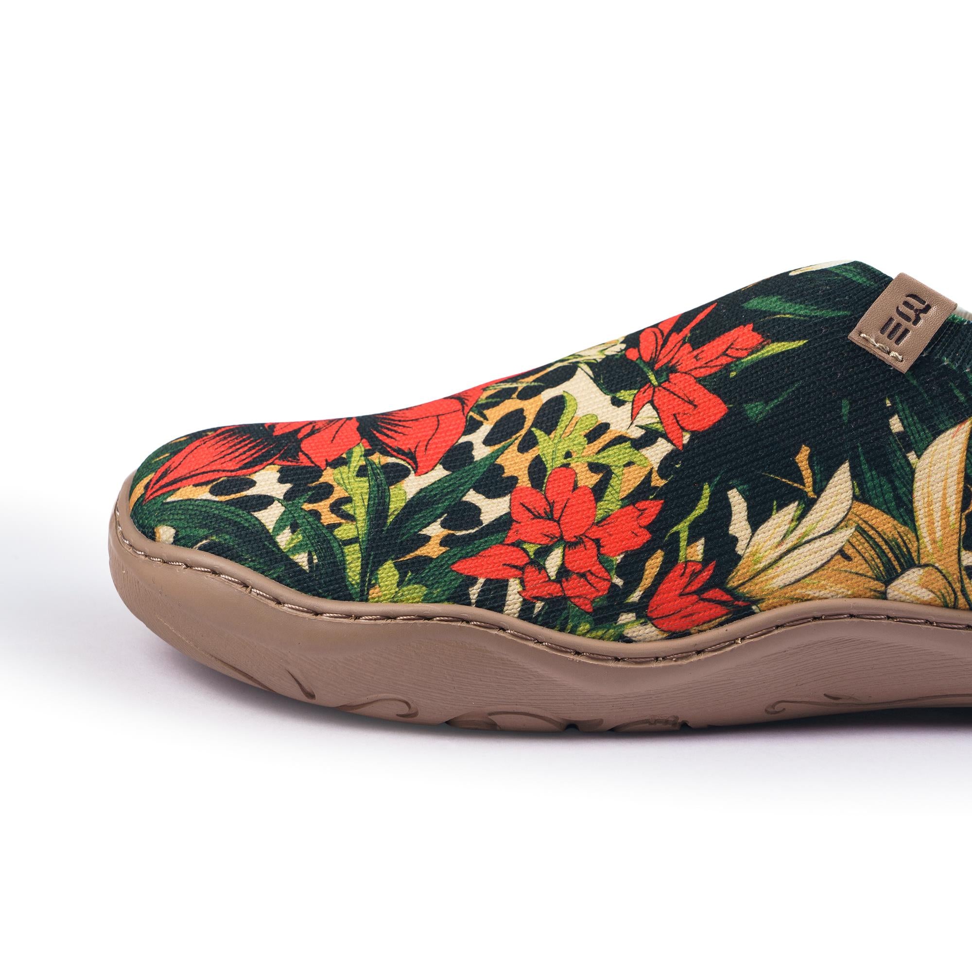 Tropische Harmonie Frauen-Slip-On-Schuhe gestrichene Leinwand-Sneaker