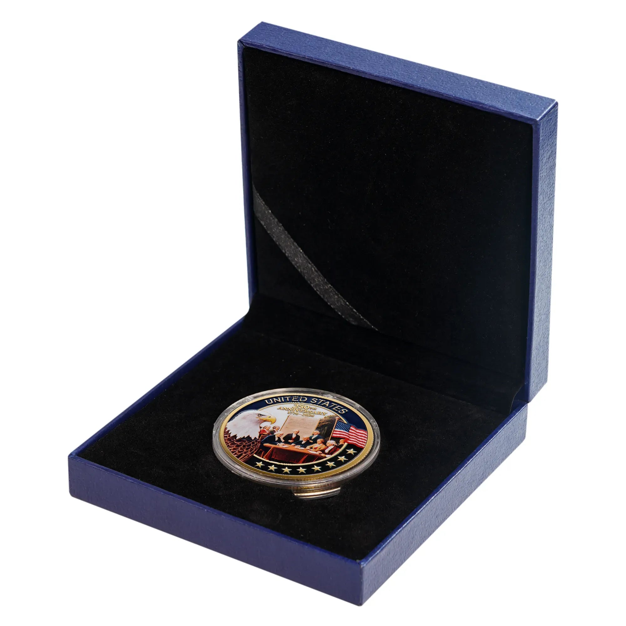 America 250th Anniversary Coin with protective capsule