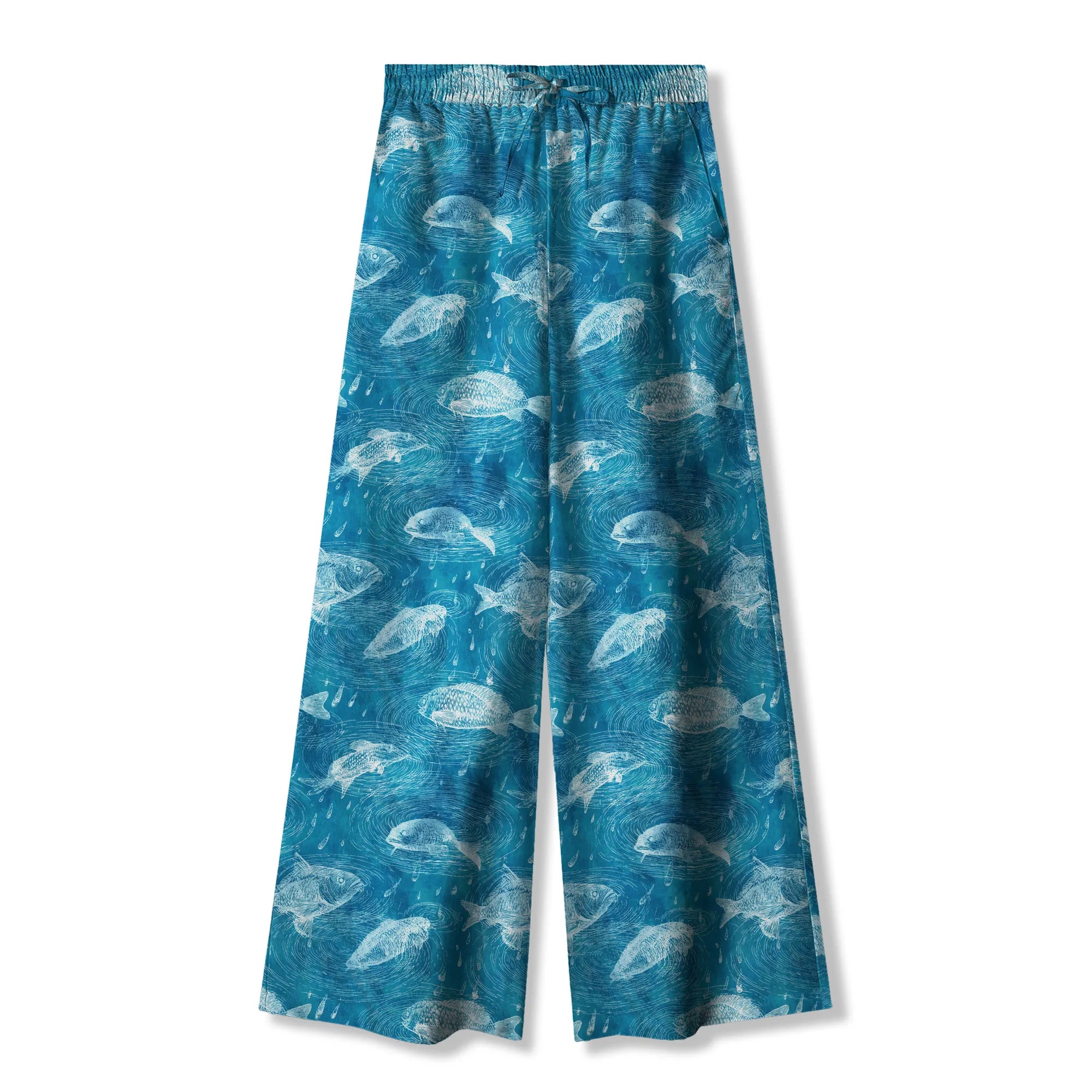 Eco-friendly lyocell linen pants for women