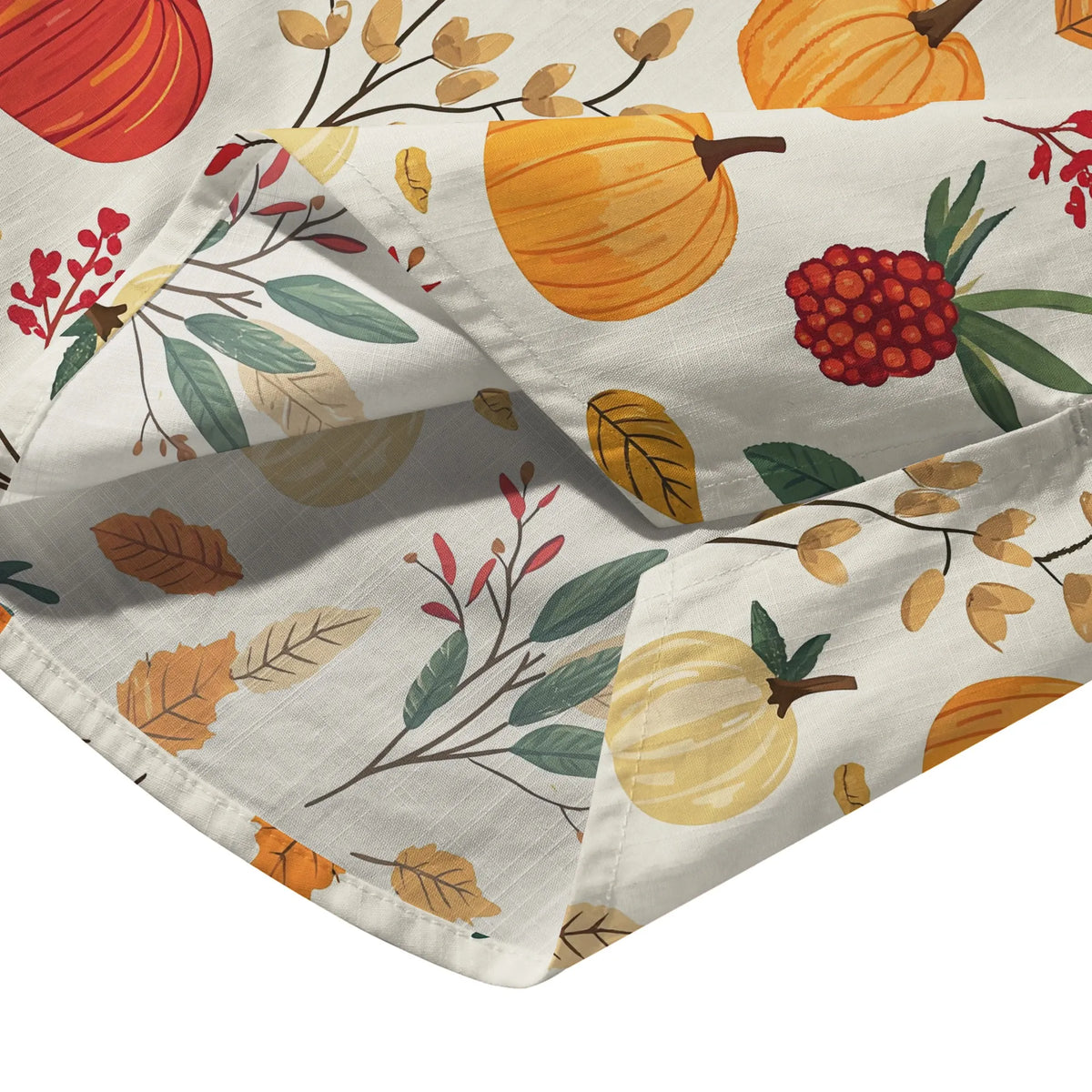 Yellow Hawaiian Shirt for men, Thanksgiving leaf print, cotton
