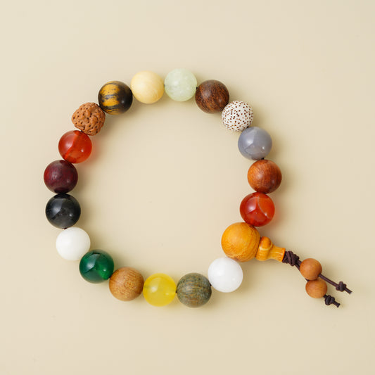 Natural Sandalwood Bracelet - 10mm Natural Sandalwood