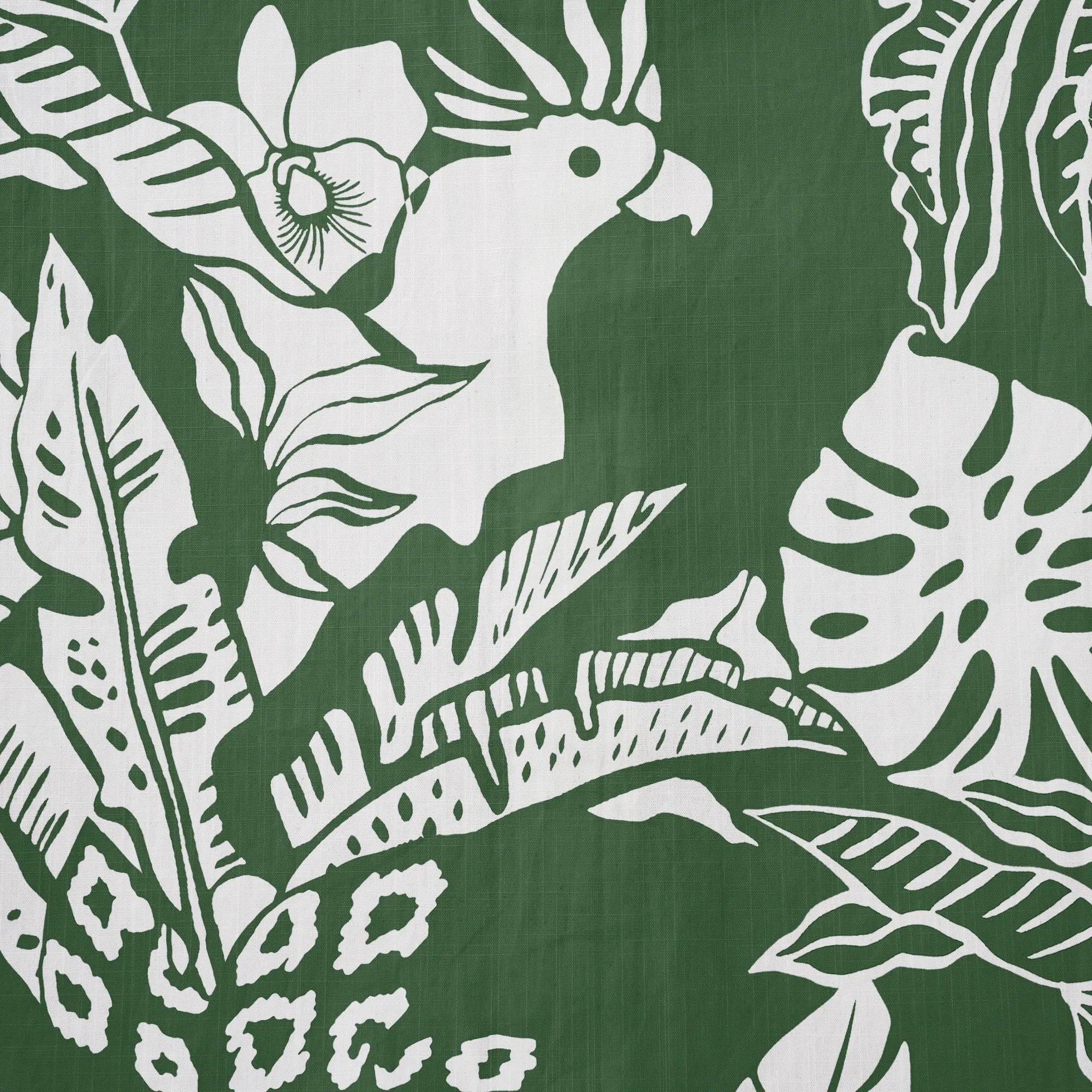 Men's Green Hawaiian Shirt with Tropical Vibes