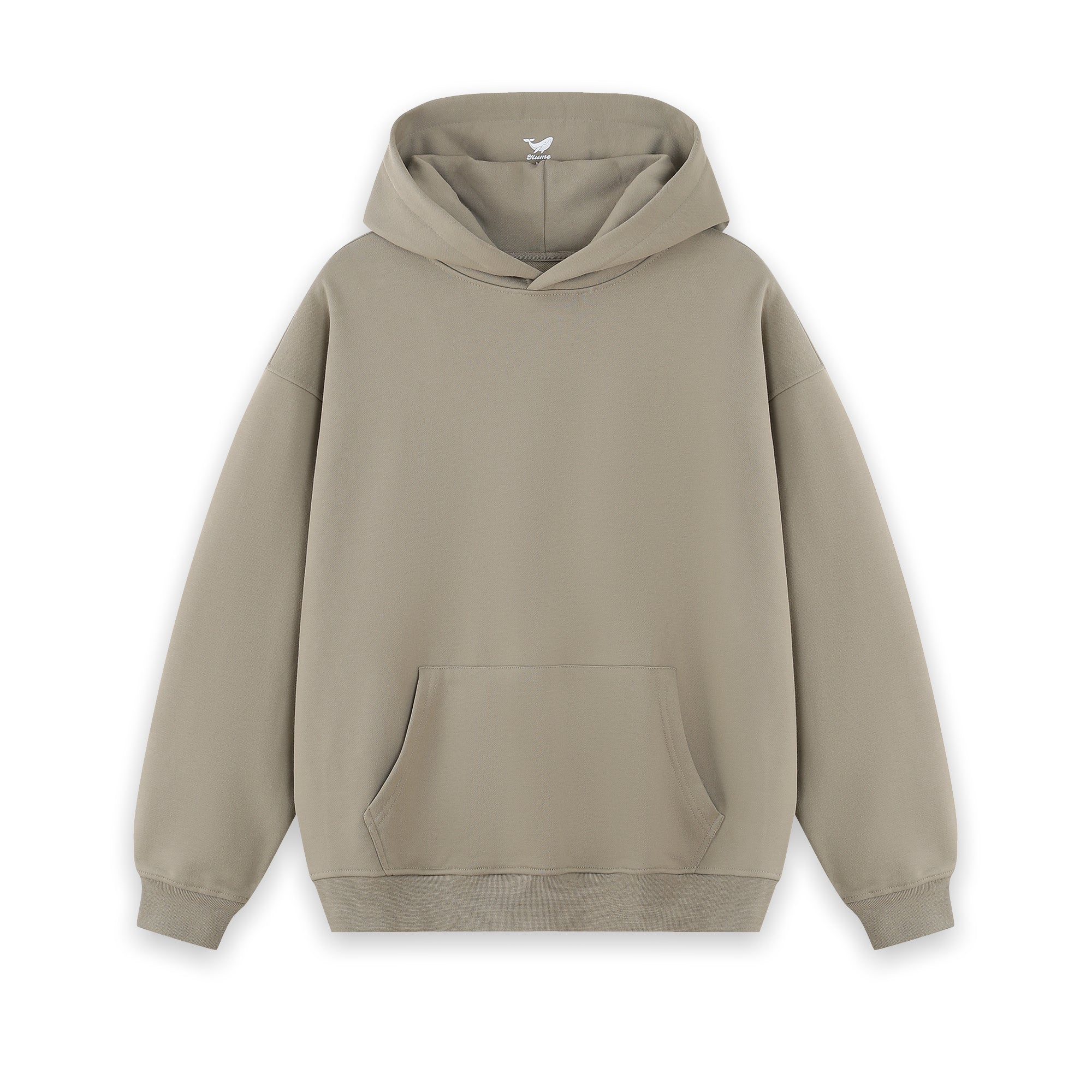 Hawaiian Hoodie For Men Classic Basic Hoodie - GRAYISH GREEN Grayish-green