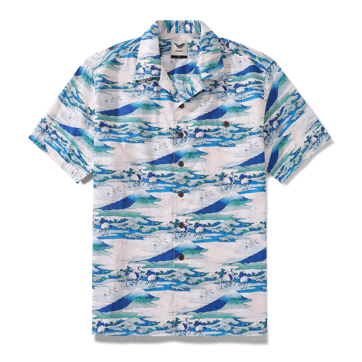 Hawaiian Shirt For Men Umezawa Manor in Sagami Province Shirt Camp Col ...