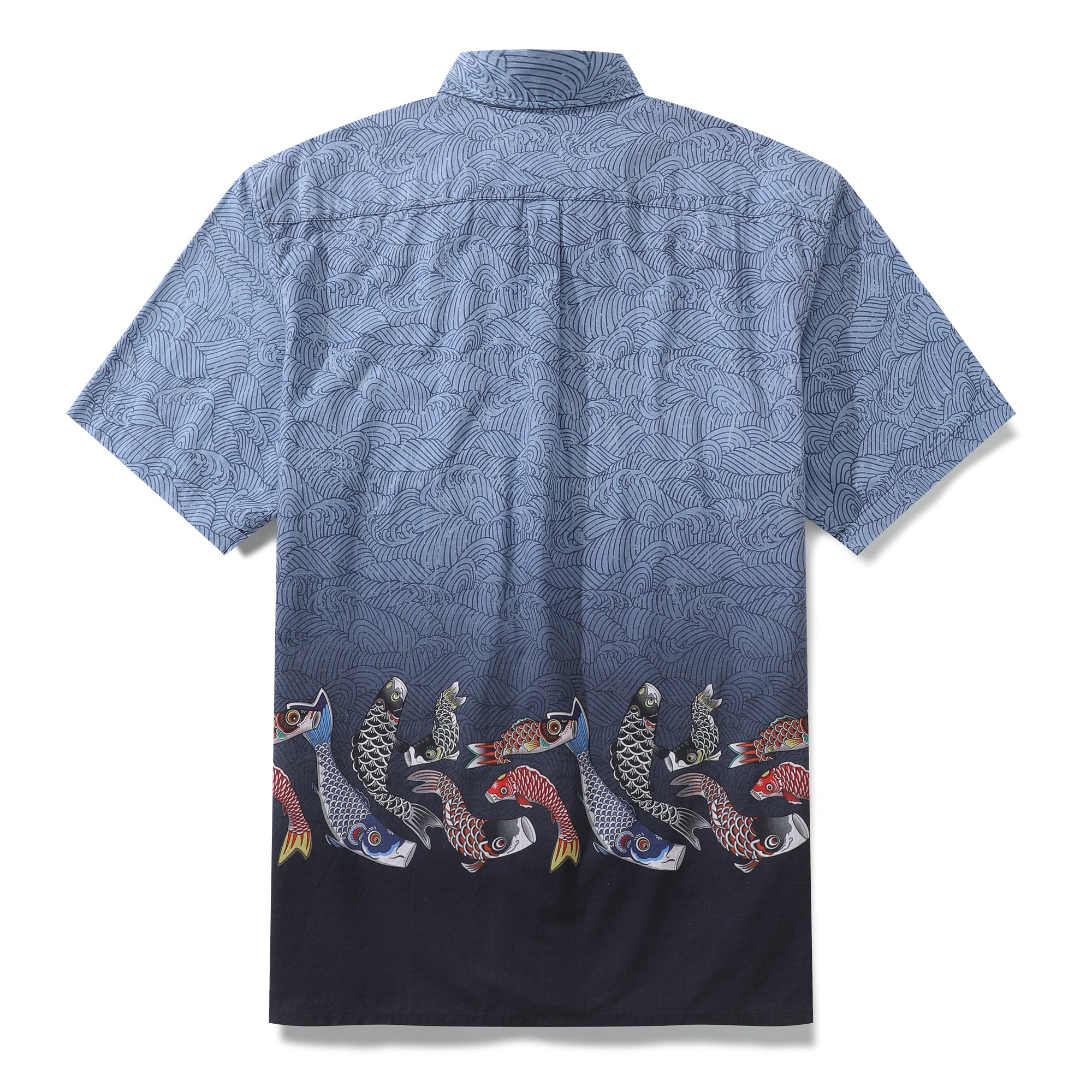 Men's Hawaiian Shirt Soaring Ambition Print Cotton Button-down Short Sleeve Aloha Shirt
