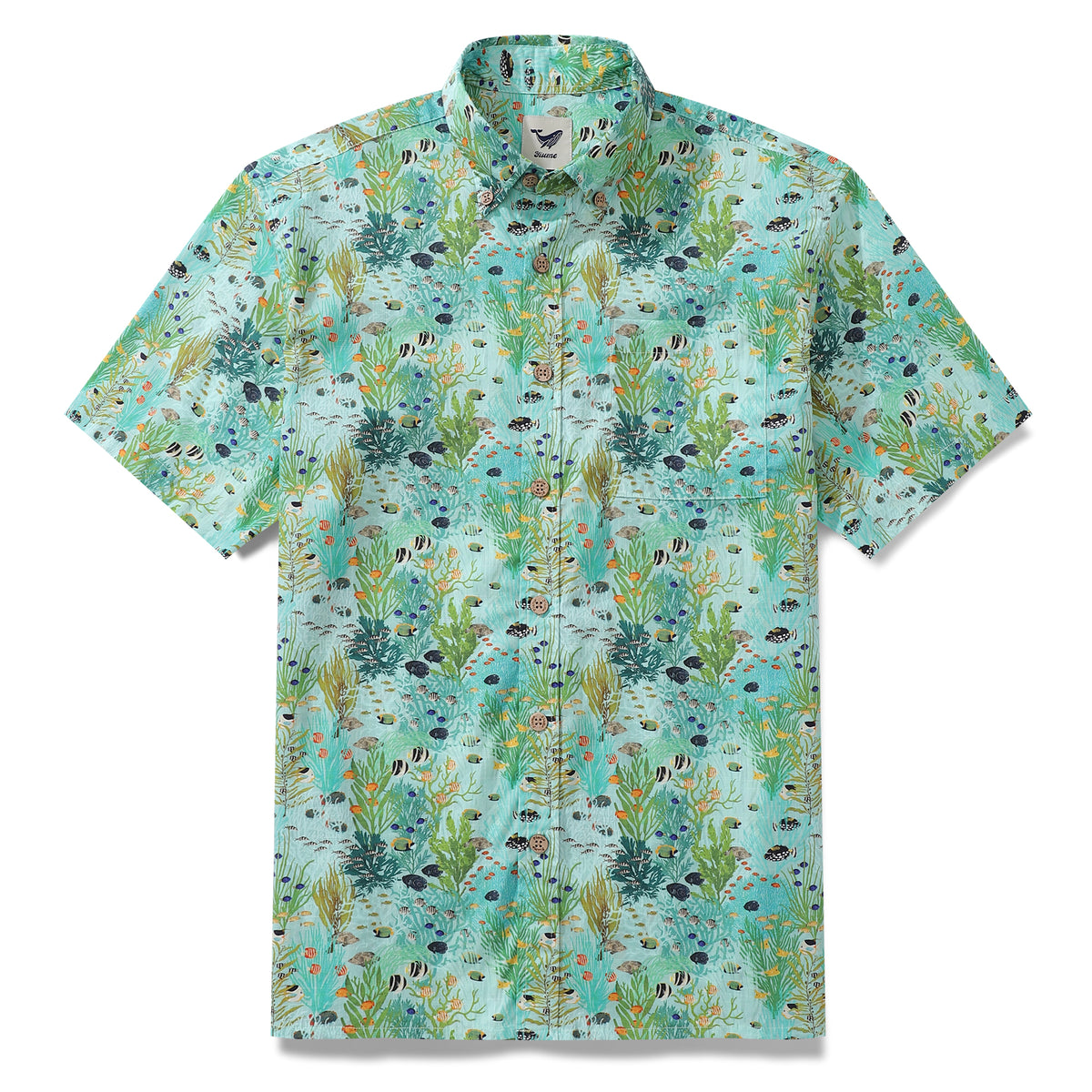 Hawaiian Shirt For Men The Coral Reef By Katherine Quinn Button-down S ...
