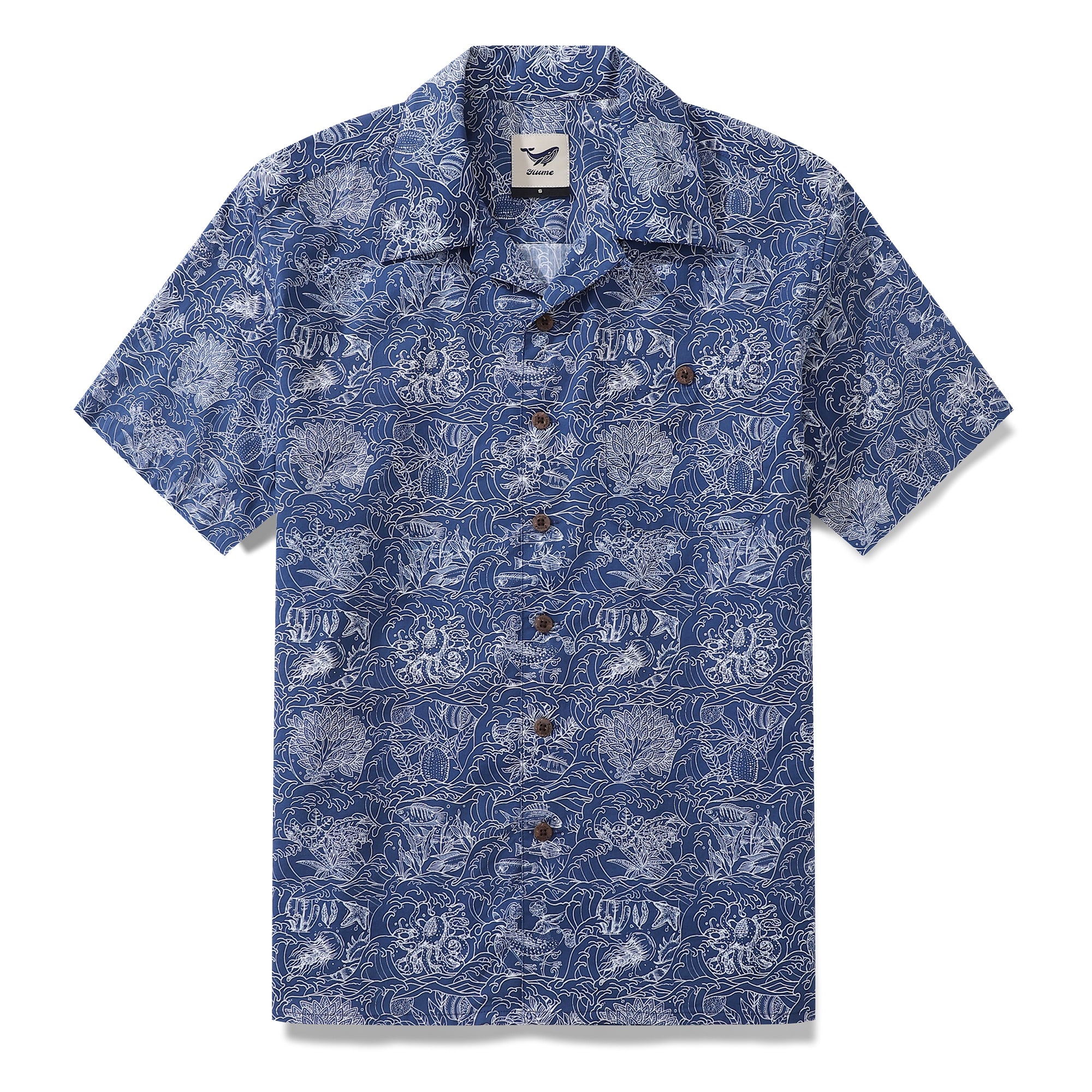 Hawaiian Shirt For Men Anniversary Nine Square Grid Shirt Camp Collar ...