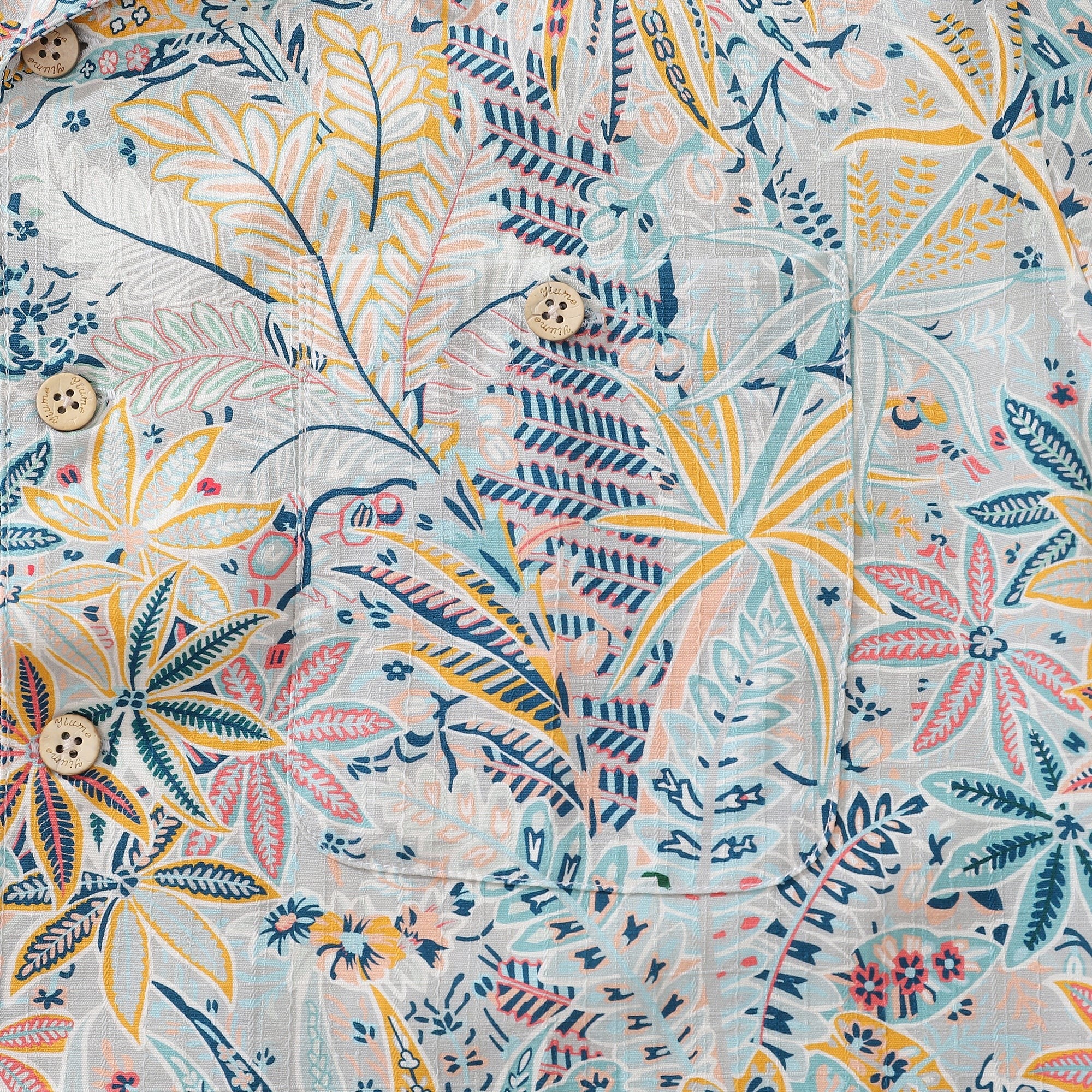 Hawaiian Shirt For Men Jungle Shirt Camp Collar - Silk