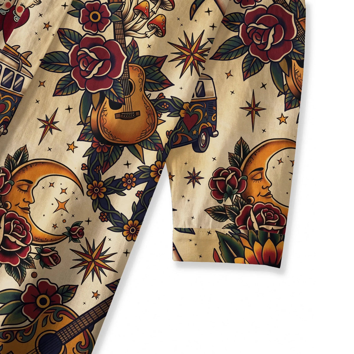 Green Wanderlust Totem Blouse by Yiume, v-neck, 100% cotton