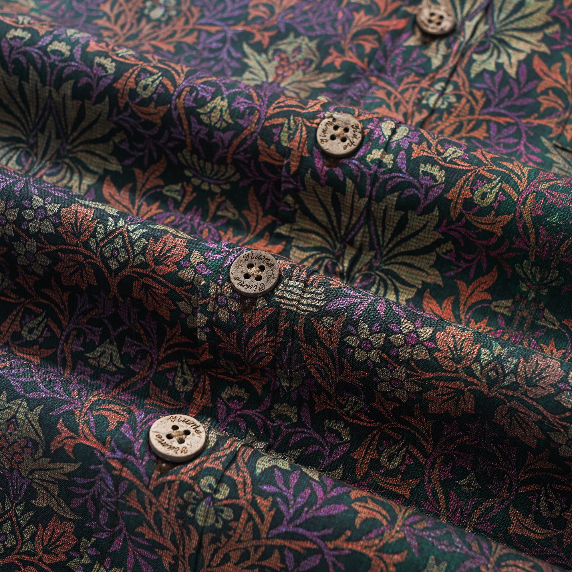 Morris Hawaiian Shirt Tropical For Men Short Sleeve Button-down 100% Cotton Vintage Aloha Shirt