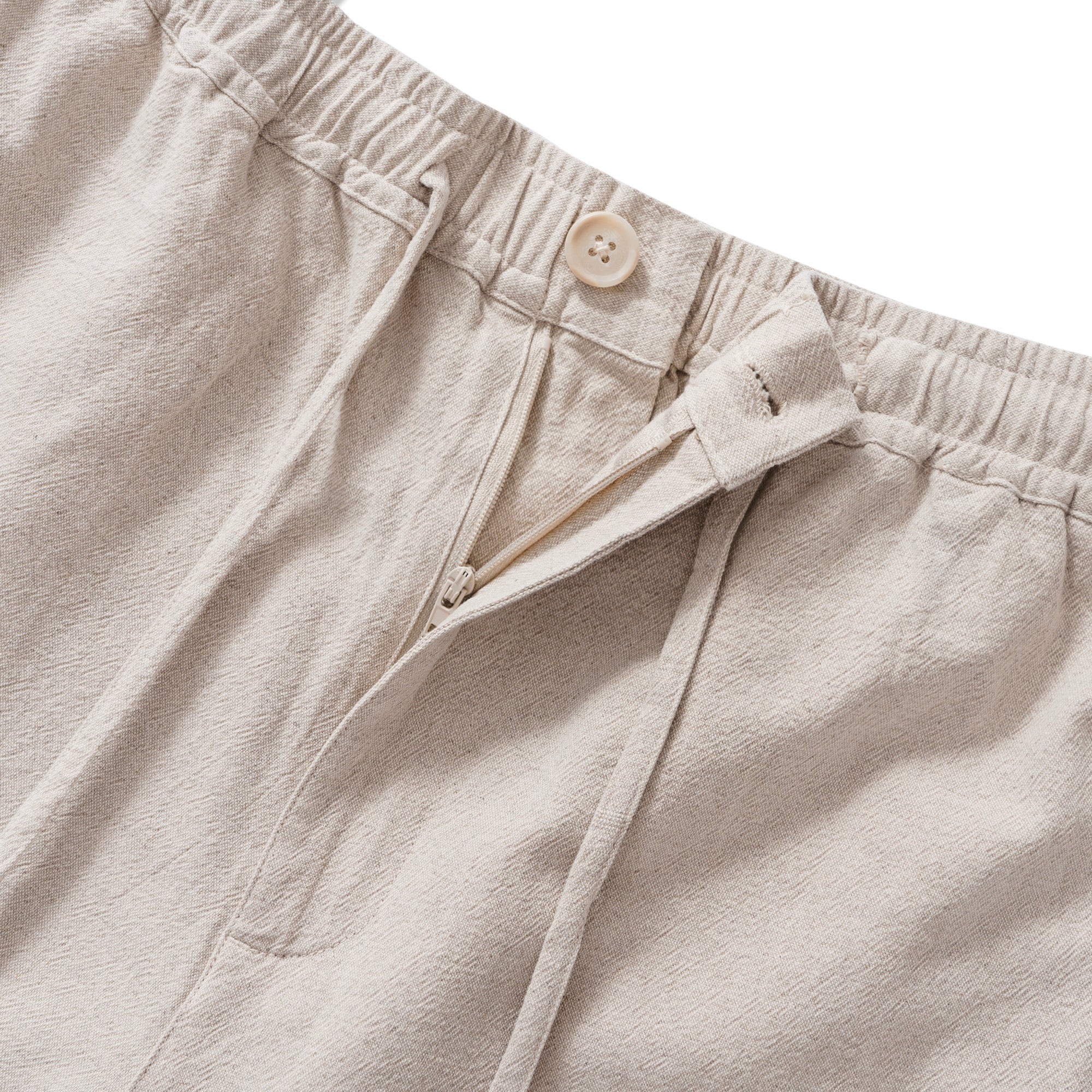 Mens Linen Shorts Mid-Rise Straight Bermuda 8-10 Inch 5-Pocket Shorts - FLAXEN Version 3.0 5-pocket - Flaxen Version 3.0