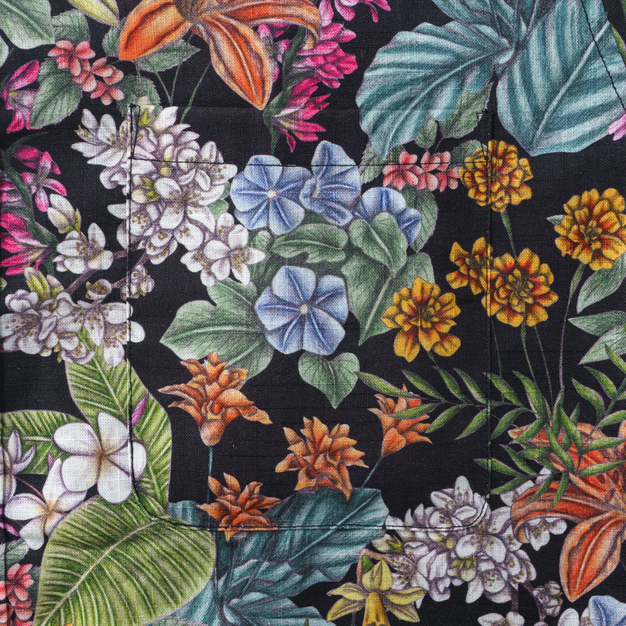 La Signification des Fleurs Par Cecilia Battaini Chemise à Manches Longues pour Homme 100% Coton Boutonnée Aloha Hawaïenne