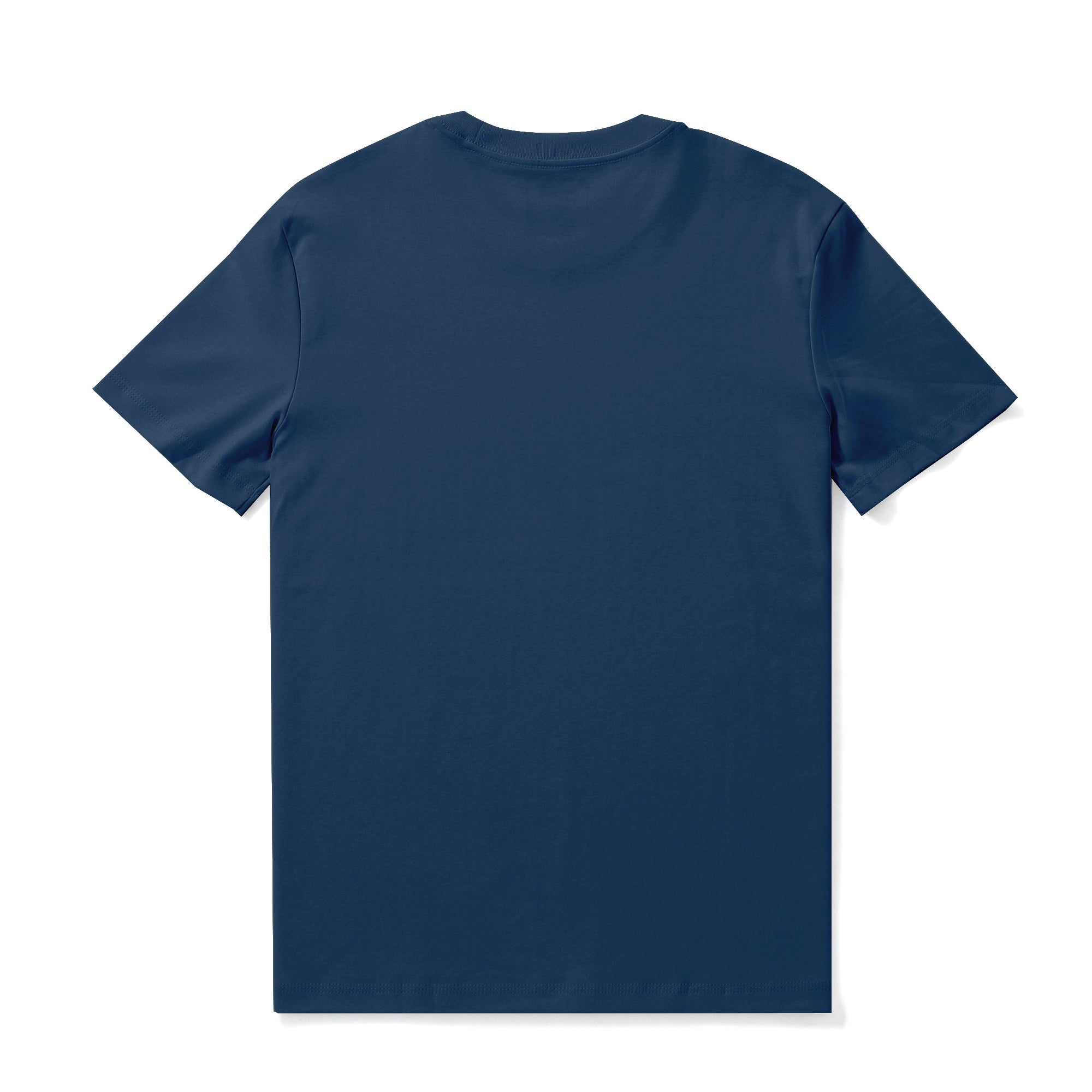 Hawaiian Tee For Men The Killer Wave Tee Crew Neck 100% Cotton - NAVY BLUE The Killer Wave - Navy Blue