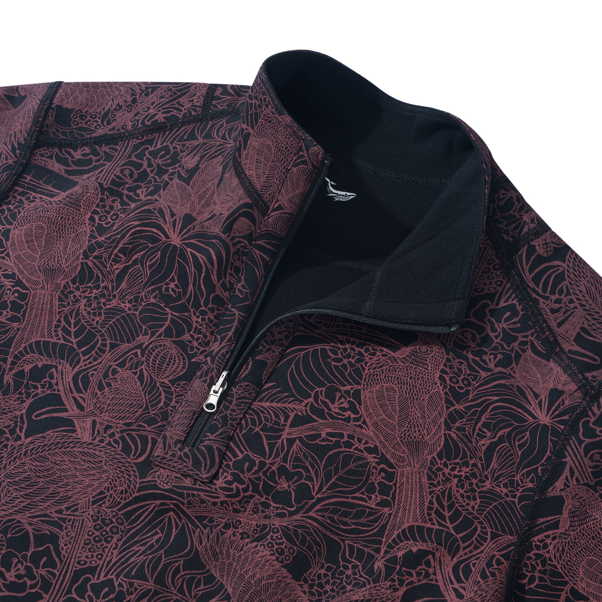 Sweatshirt à demi-zip Oiseaux de Paradis