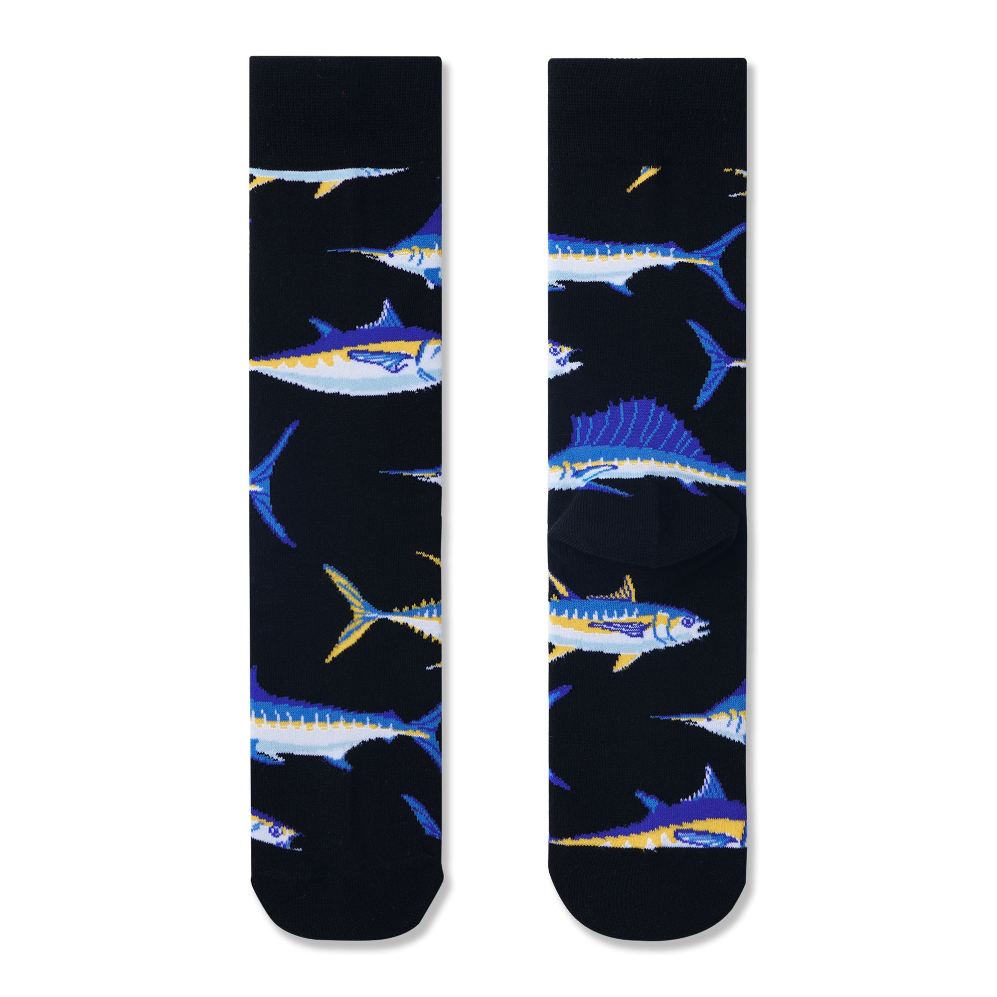 Chaussettes pour hommes à imprimé Poisson Voilier