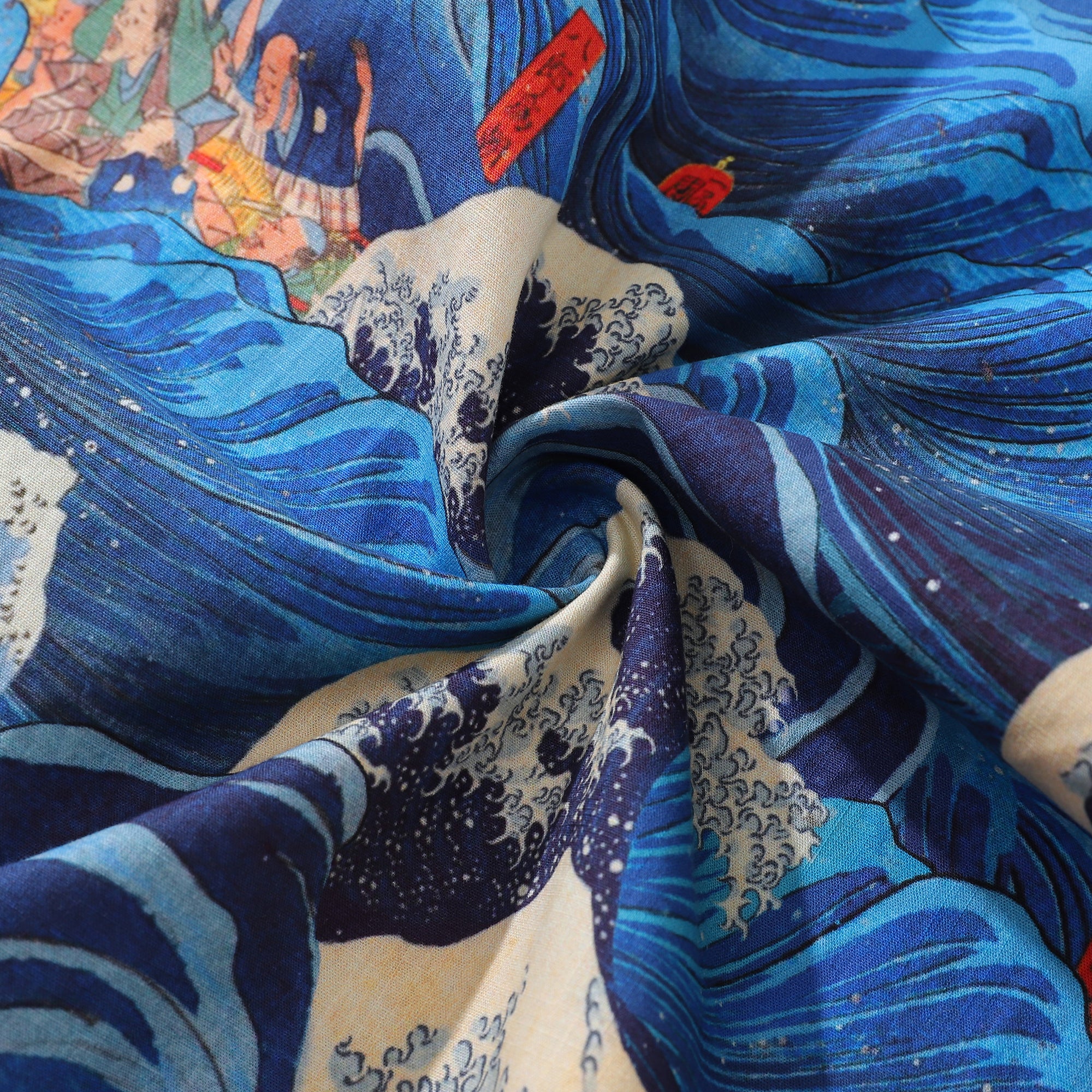 Hawaiian Hemd für Männer Sea Gottheit Button-Down-Hemd Kurzarm 100% Baumwollhemd