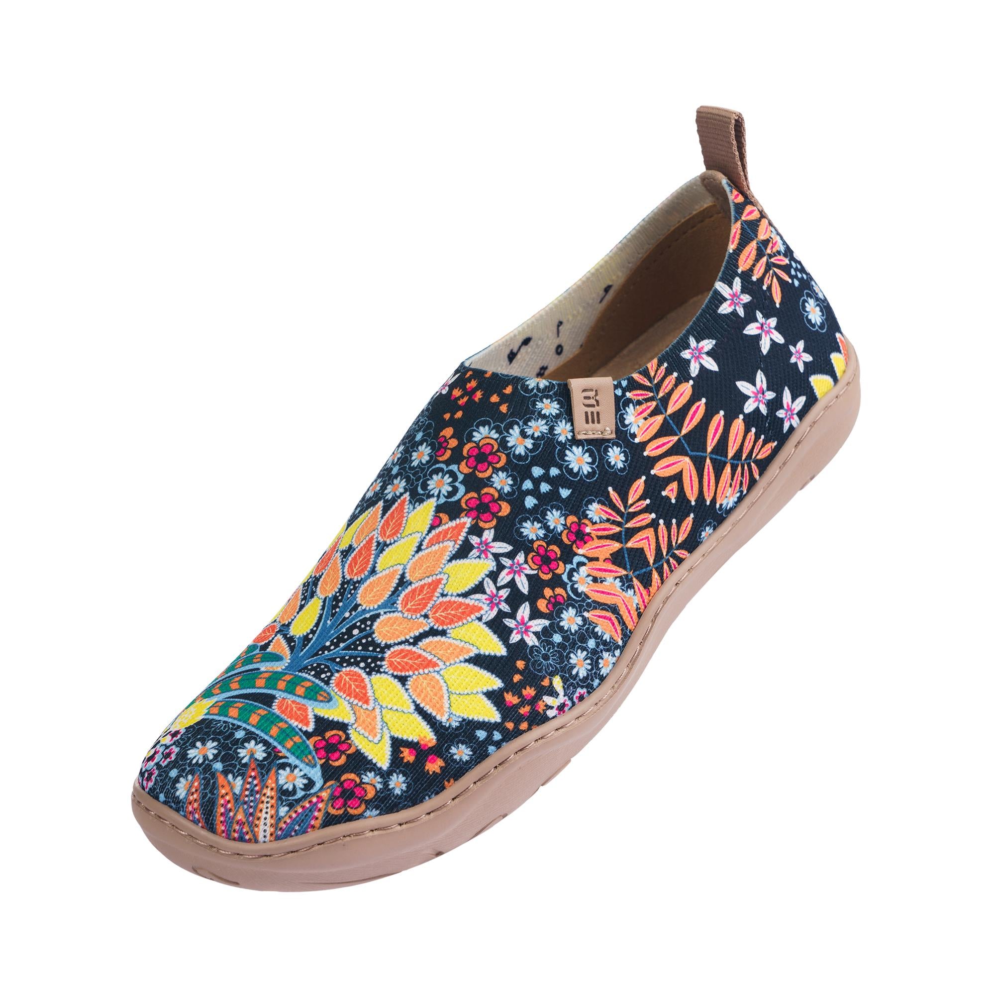 Quirky Plants Women's Slip-On Shoes Painted Canvas Sneakers Hawaiian-inspired Aloha Shirts For Men - Premium Collection