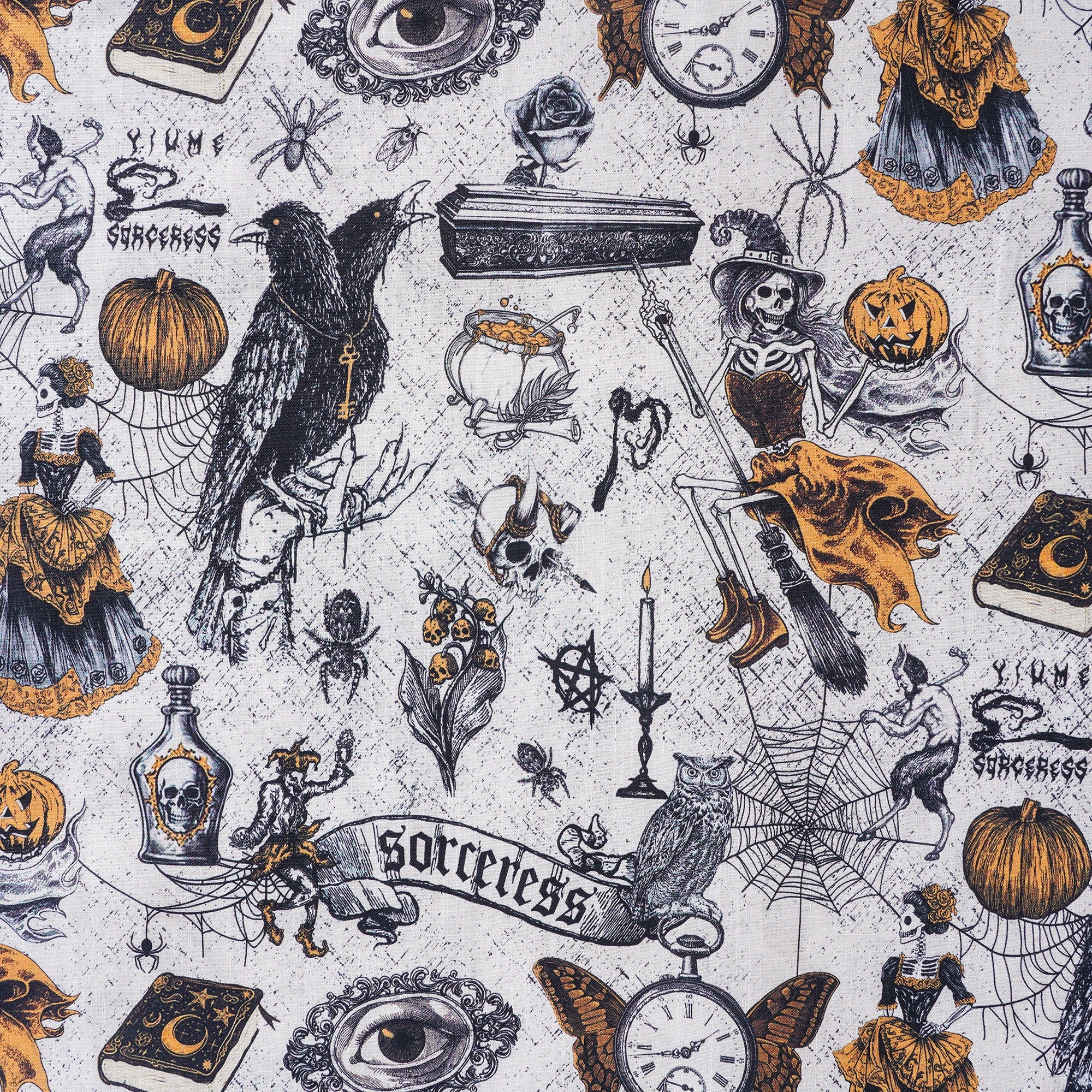 Men's Hawaiian Shirt Short Sleeve Button-down 100% Cotton White Aloha Black Magic