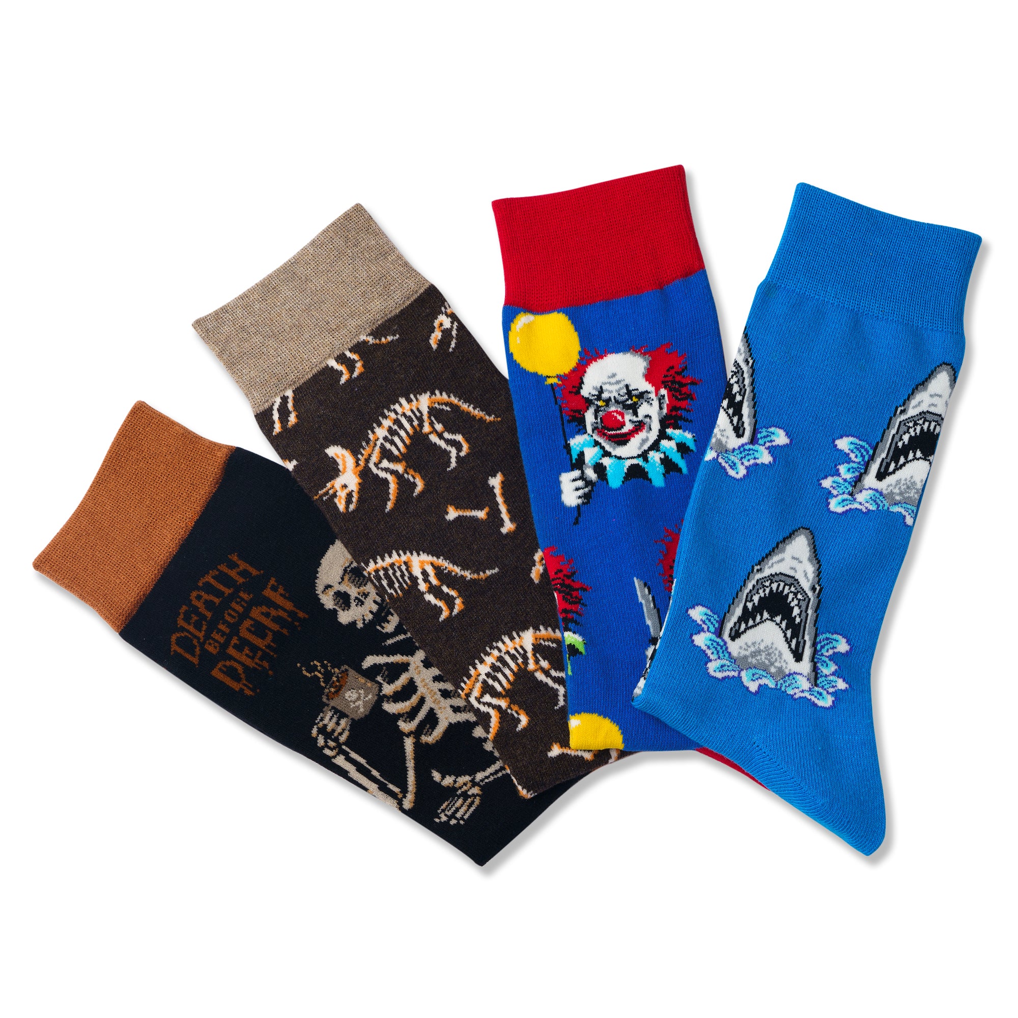 Chaussettes pour hommes à imprimé clown