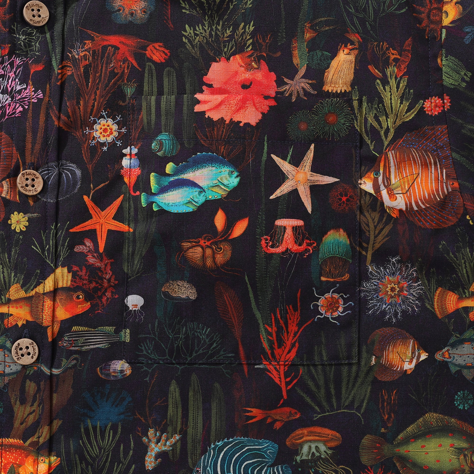 Chemise hawaïenne noire pour hommes, chemise à boutons, chemise de pêche à manches courtes, 100 % coton.