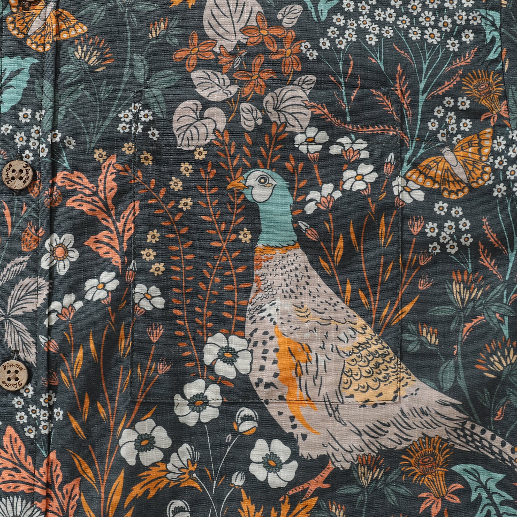 Hawaiian Shirt For Men Birds Shirt Button-down Shirt Short Sleeve 100% Cotton Shirt Nature's Symphony By Abigail Bryan