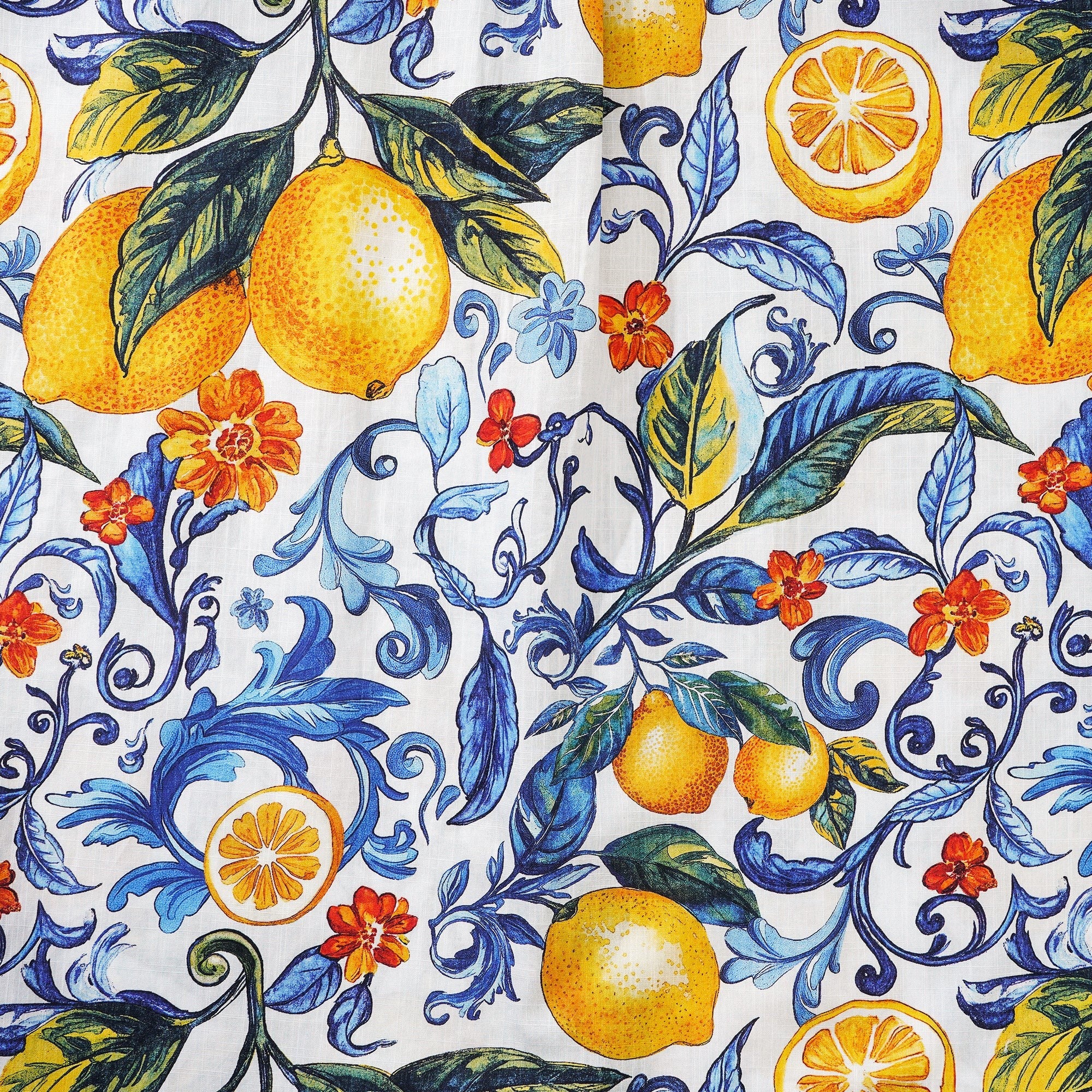 Chemise pour homme en citron Chemise hawaïenne bleue Chemise à manches courtes à boutons Chemise vintage tropicale