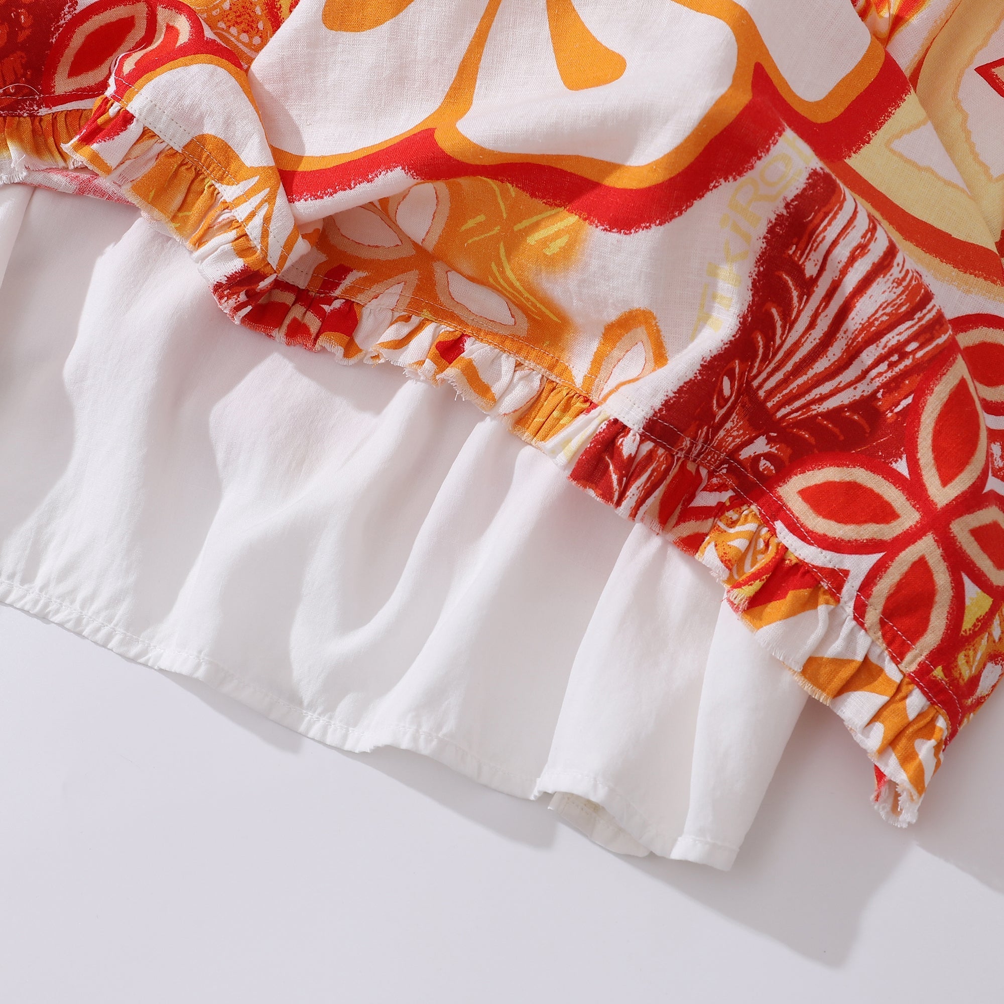 Hawaiian Dress For Women Summer Vacation Dress Tikirob Designer V-Neck Dress Tikirob Dress