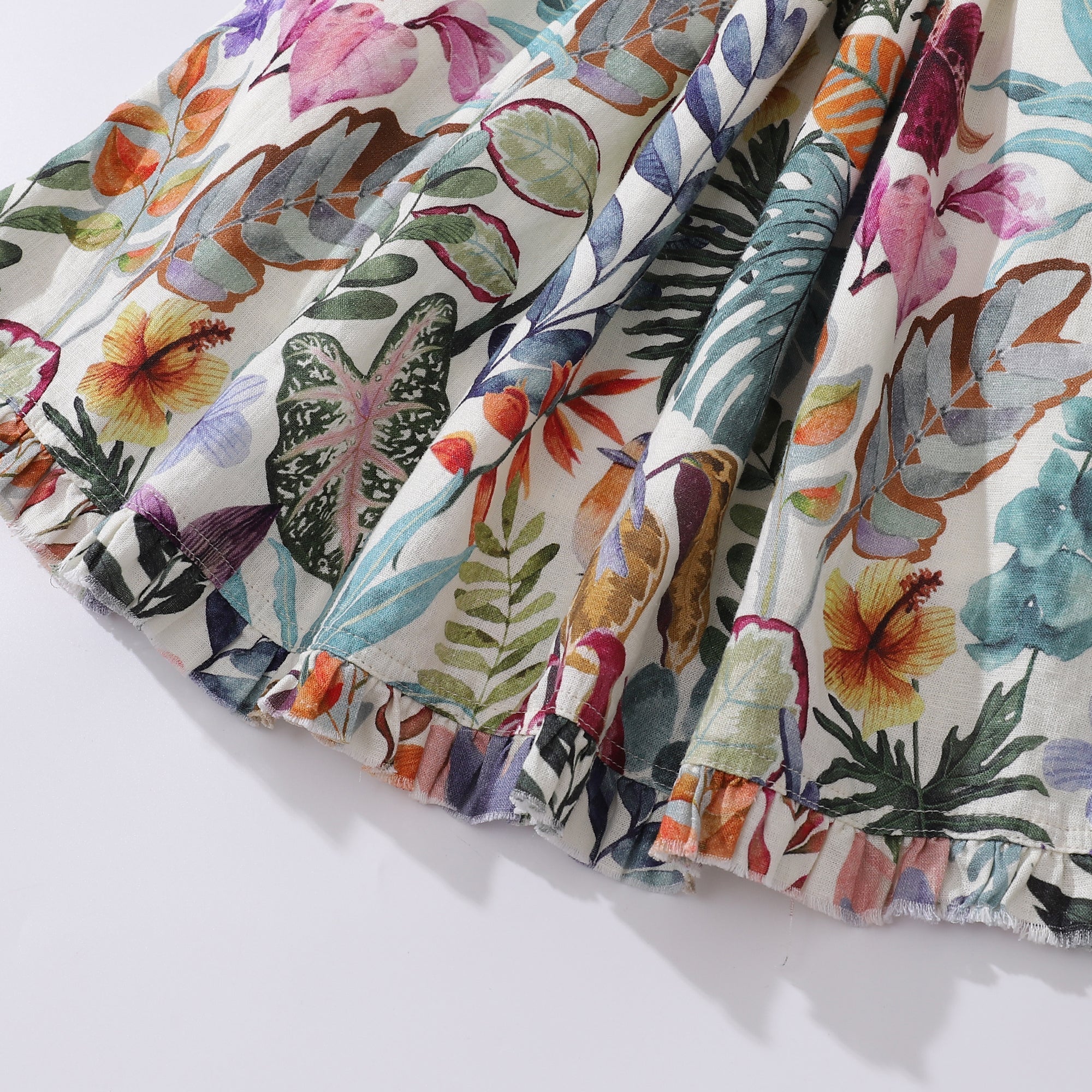 Hawaiian Dress For Women Afternoon Garden V-Neck Dress Afternoon Garden Dress