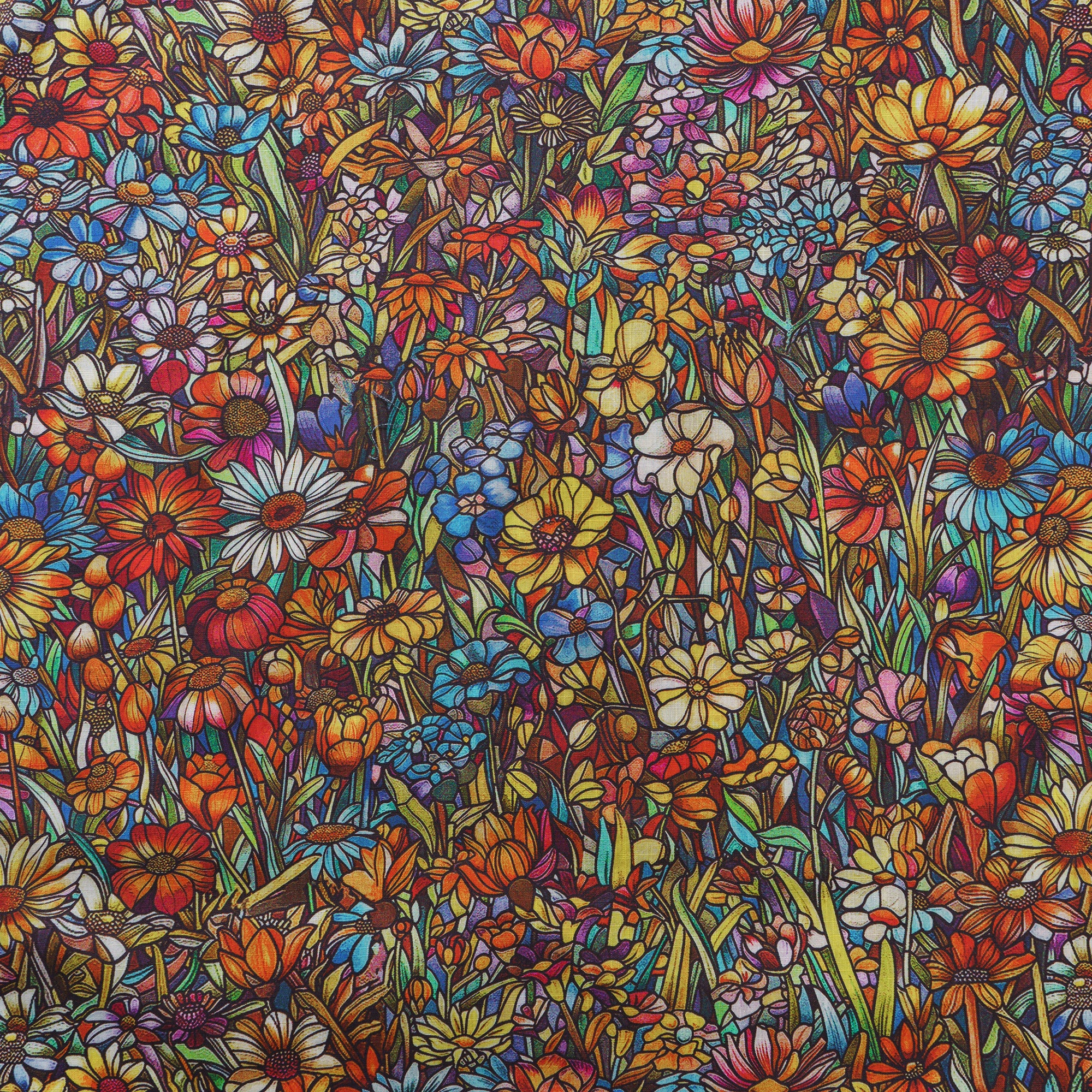 1930s Hawaiian Shirt 100% Cotton Men's Short Sleeve Camp Collar Aloha Shirt Mirror Of Wildflowers