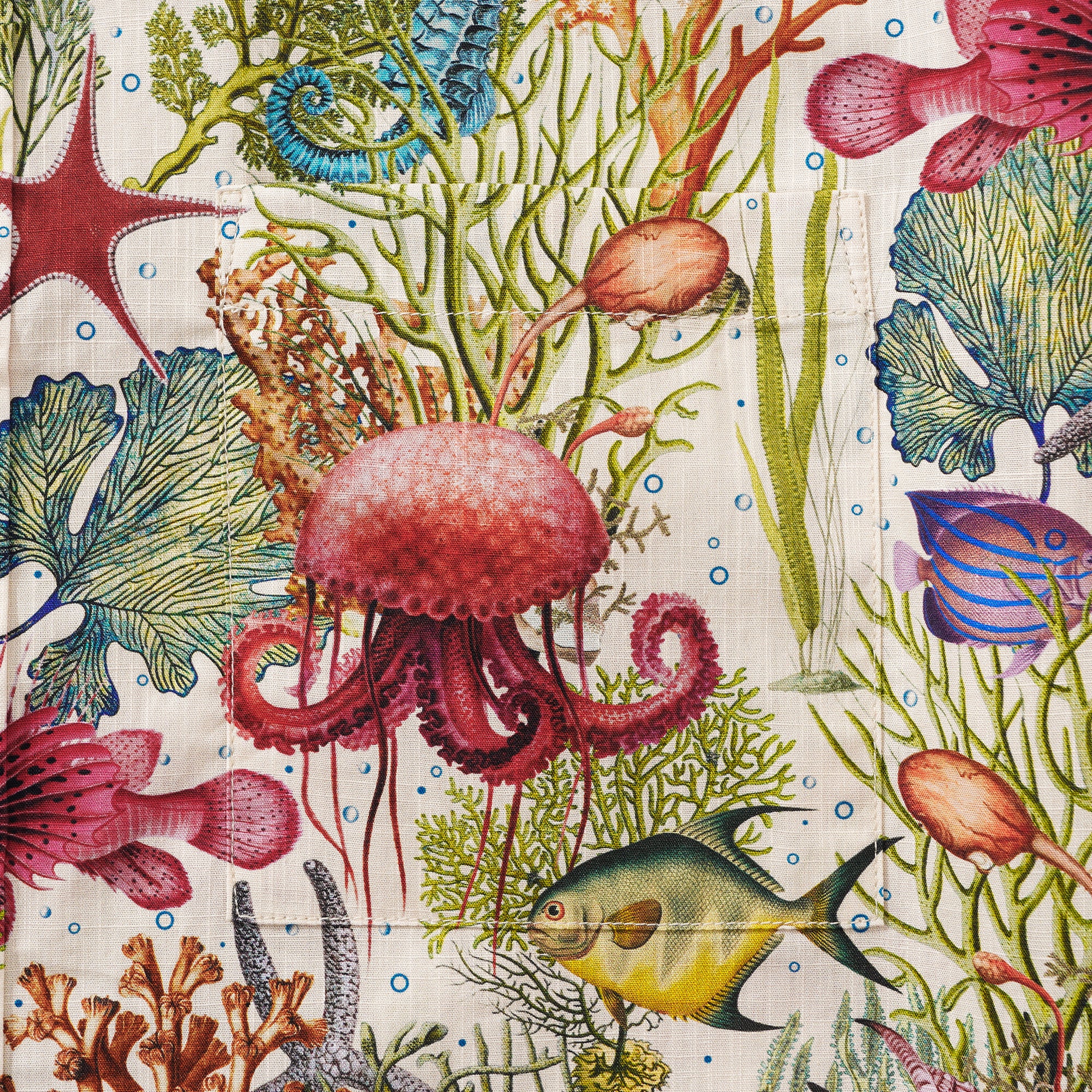 Chemise hawaïenne masculine à manches courtes à manches courtes 100% coton beige aloha océan rêverie