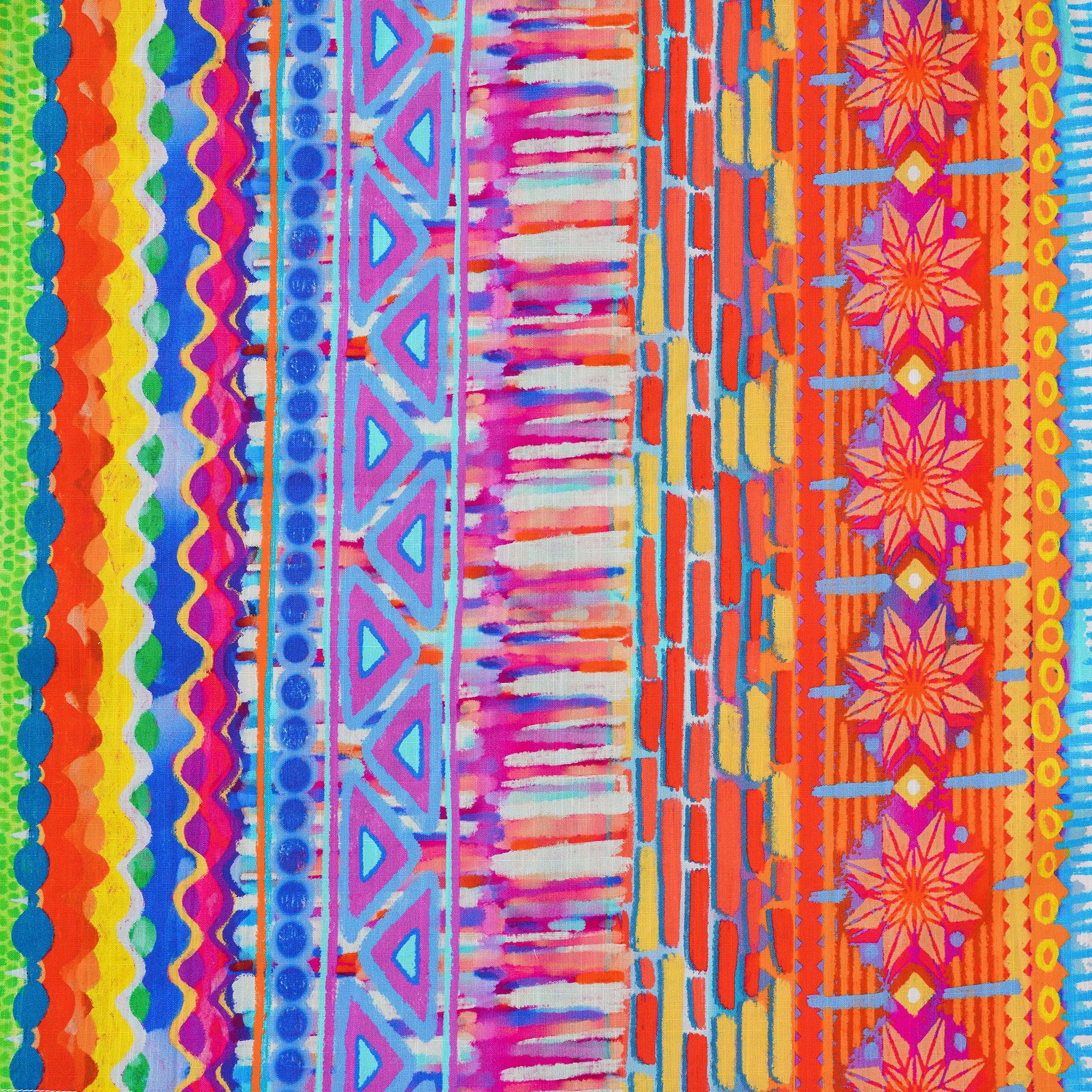 Herren Hawaiian Shirt Kurzarm Button-Down 100% Baumwolle Rot Aloha Geometrisch Maße