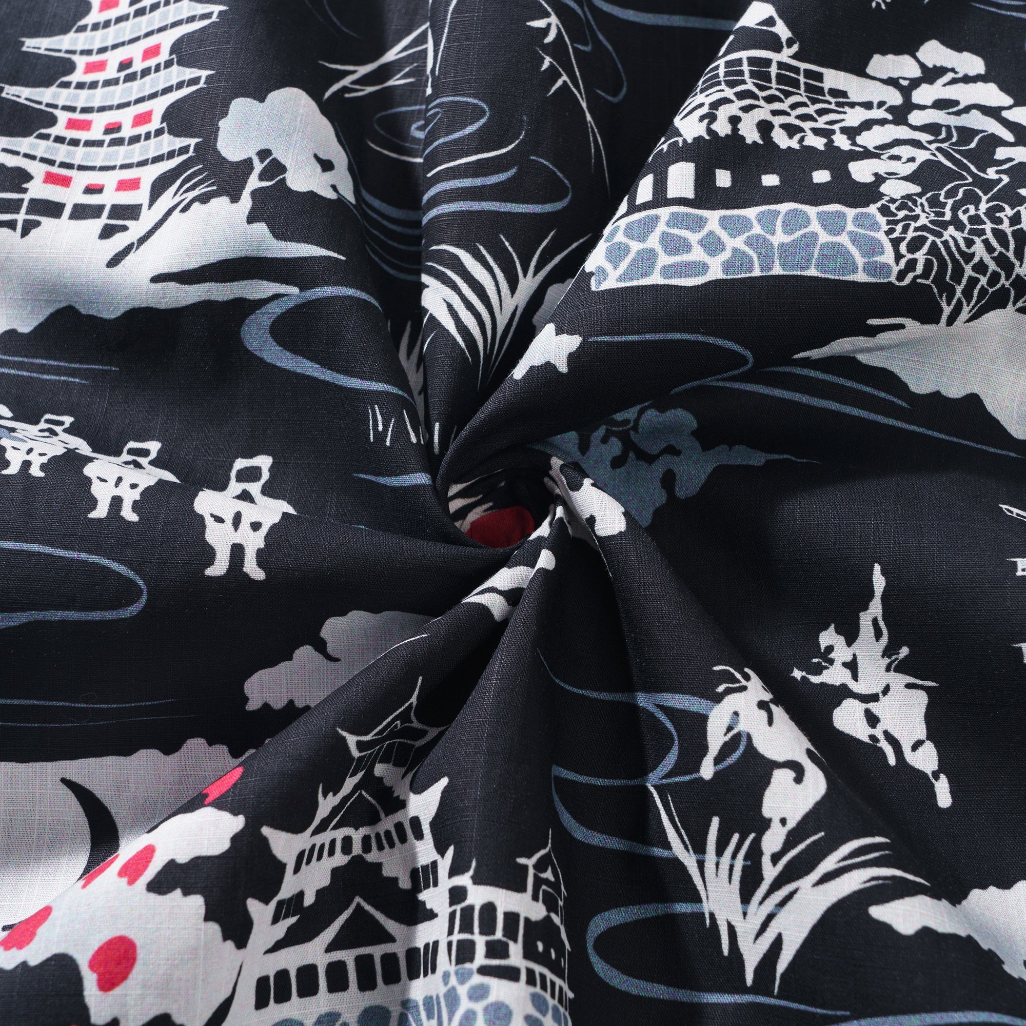 Chemise à manches courtes en coton 100 % pour homme, blanche, Aloha hawaïenne