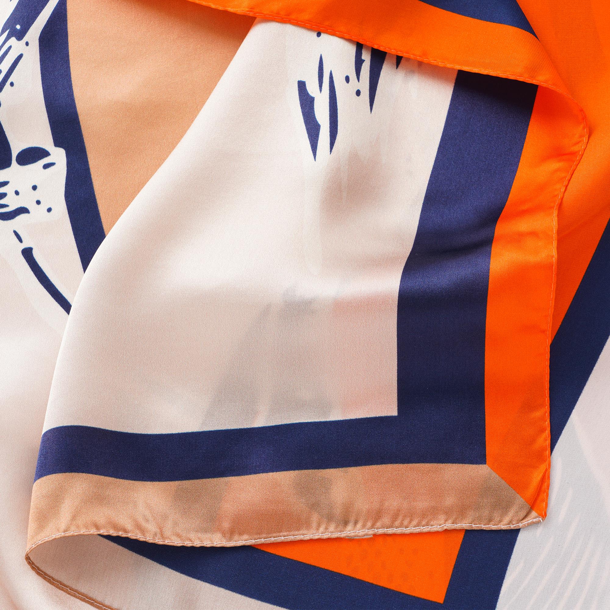 Floral Square Scarf 100% Mulberry Silk Majesty in Motion Majesty In Motion 100% Silk 90*90cm