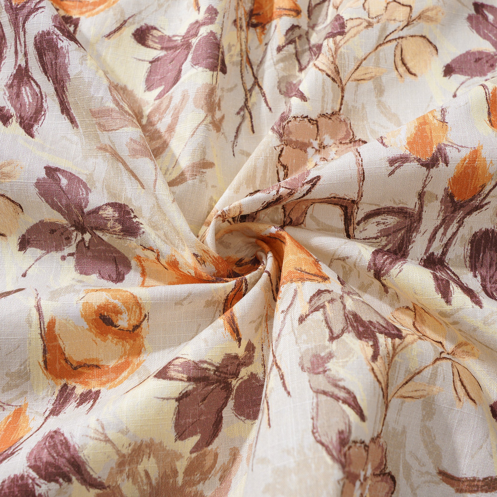 Chemise hawaïenne pour homme à manches courtes, boutonnée, 100 % coton, marron, jardin de rêve Aloha